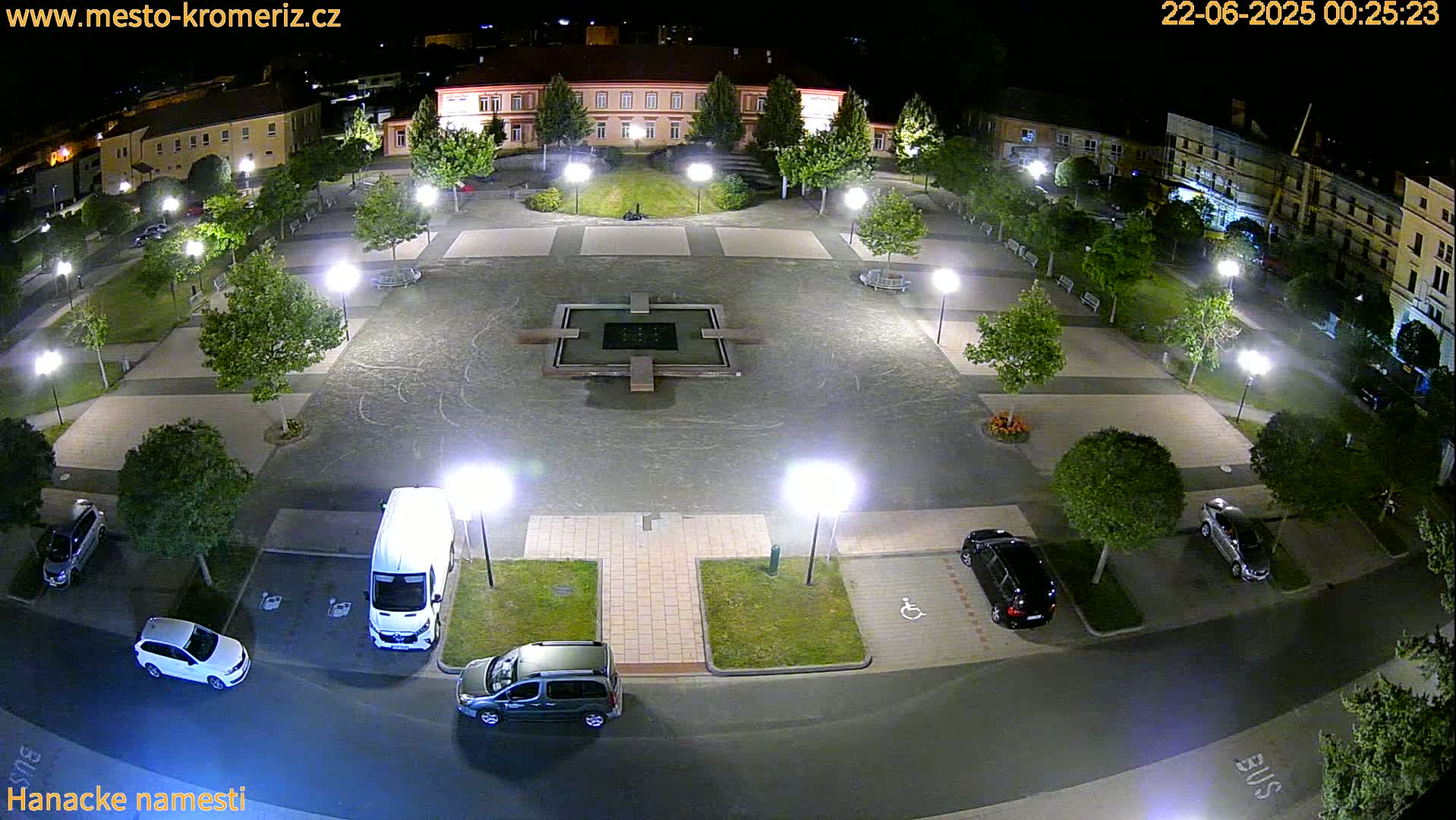 Kroměříž - Hanácké Náměstí Square Live Cam - Kromeriz, Zlin, Czechia
