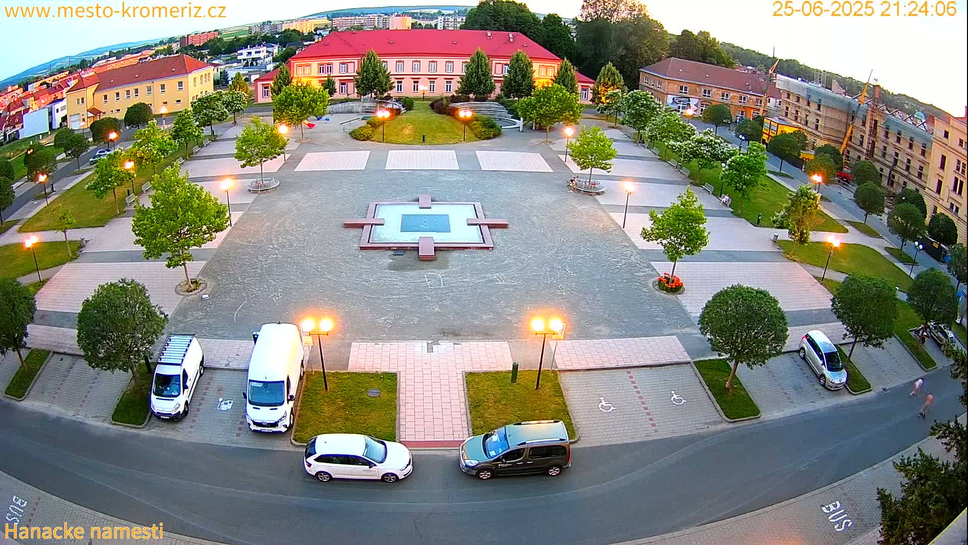Kroměříž - Hanácké Náměstí Square Live Cam - Kromeriz, Zlin, Czechia