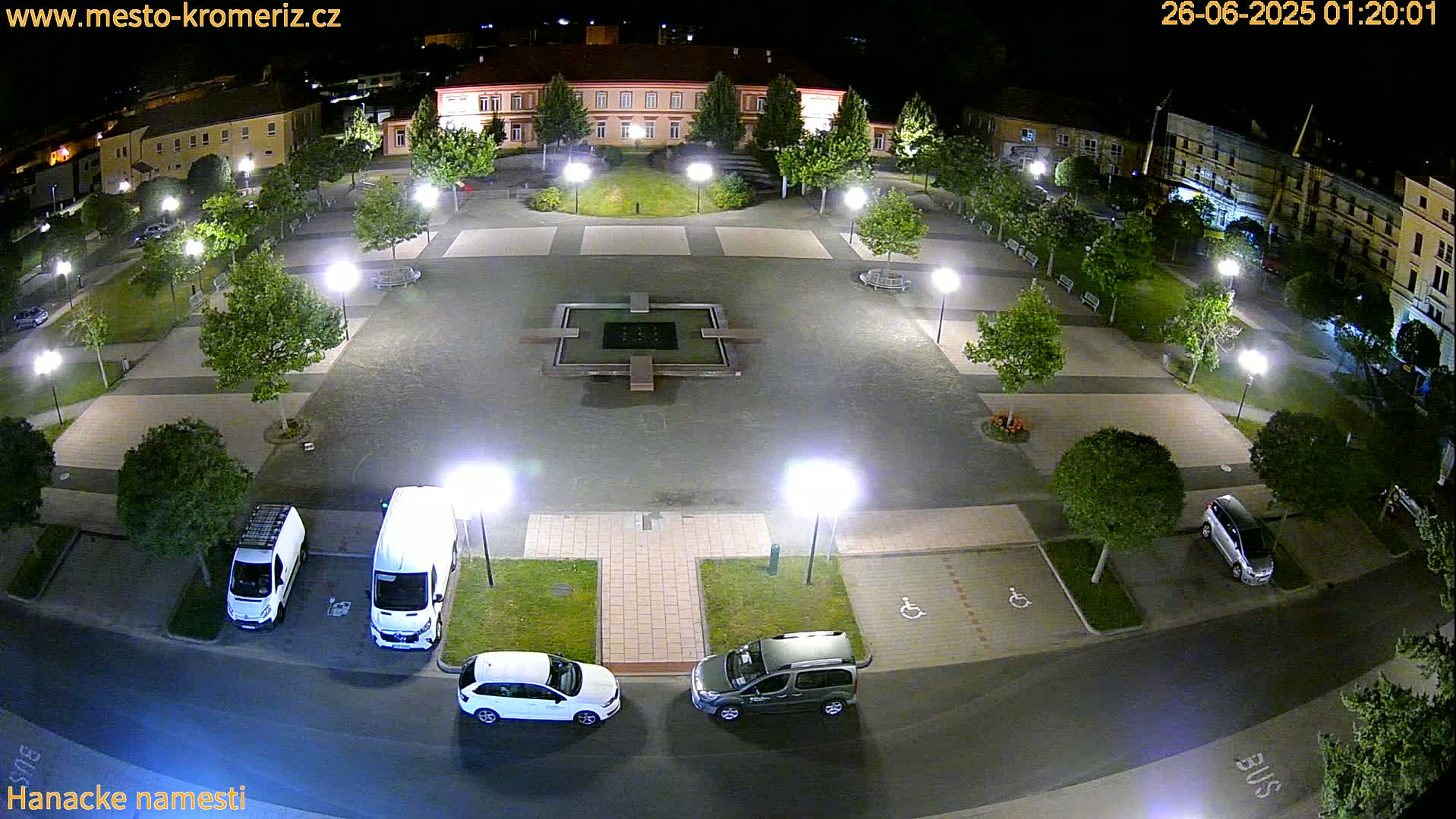 Kroměříž - Hanácké Náměstí Square Live Cam - Kromeriz, Zlin, Czechia