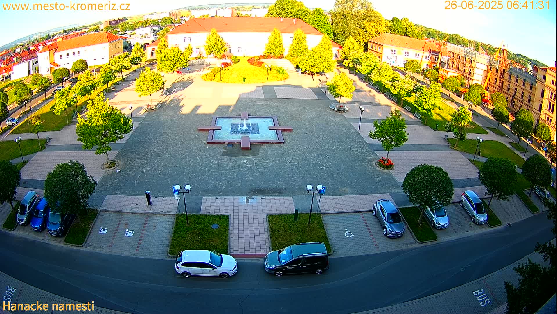 Kroměříž - Hanácké Náměstí Square Live Cam - Kromeriz, Zlin, Czechia