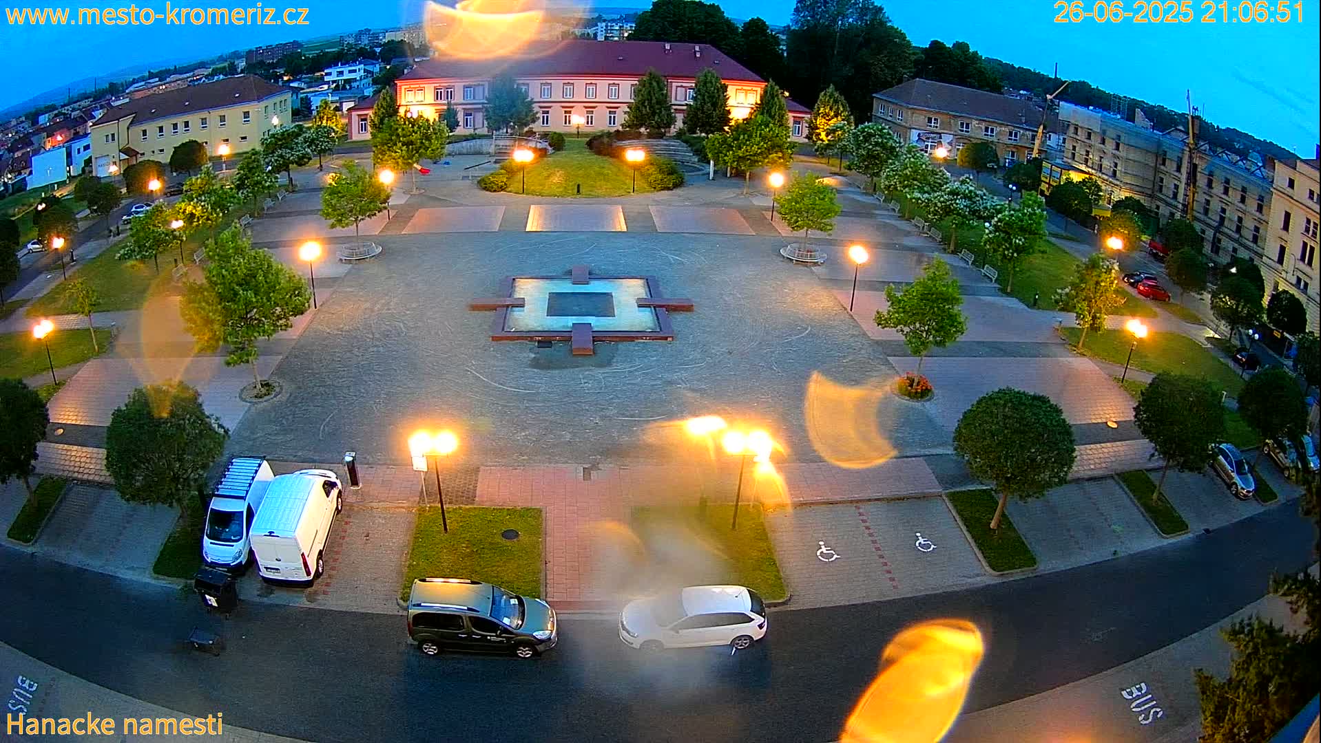 Kroměříž - Hanácké Náměstí Square Live Cam - Kromeriz, Zlin, Czechia