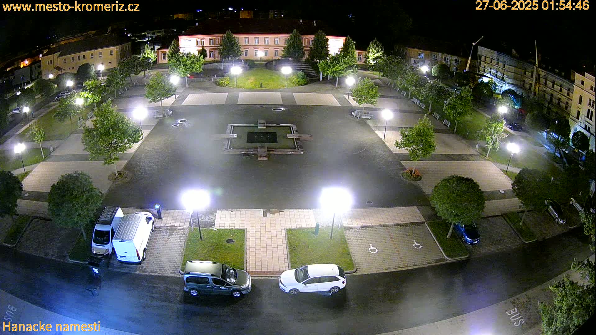 Kroměříž - Hanácké Náměstí Square Live Cam - Kromeriz, Zlin, Czechia
