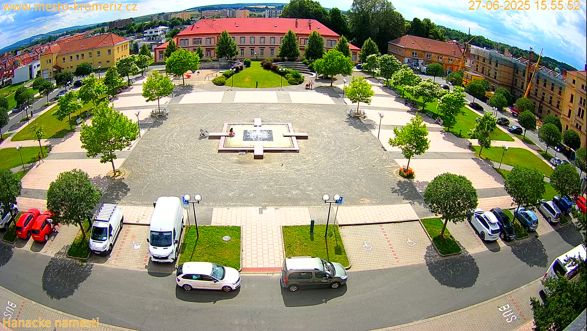 Kroměříž - Hanácké Náměstí Square Live Cam - Kromeriz, Zlin, Czechia