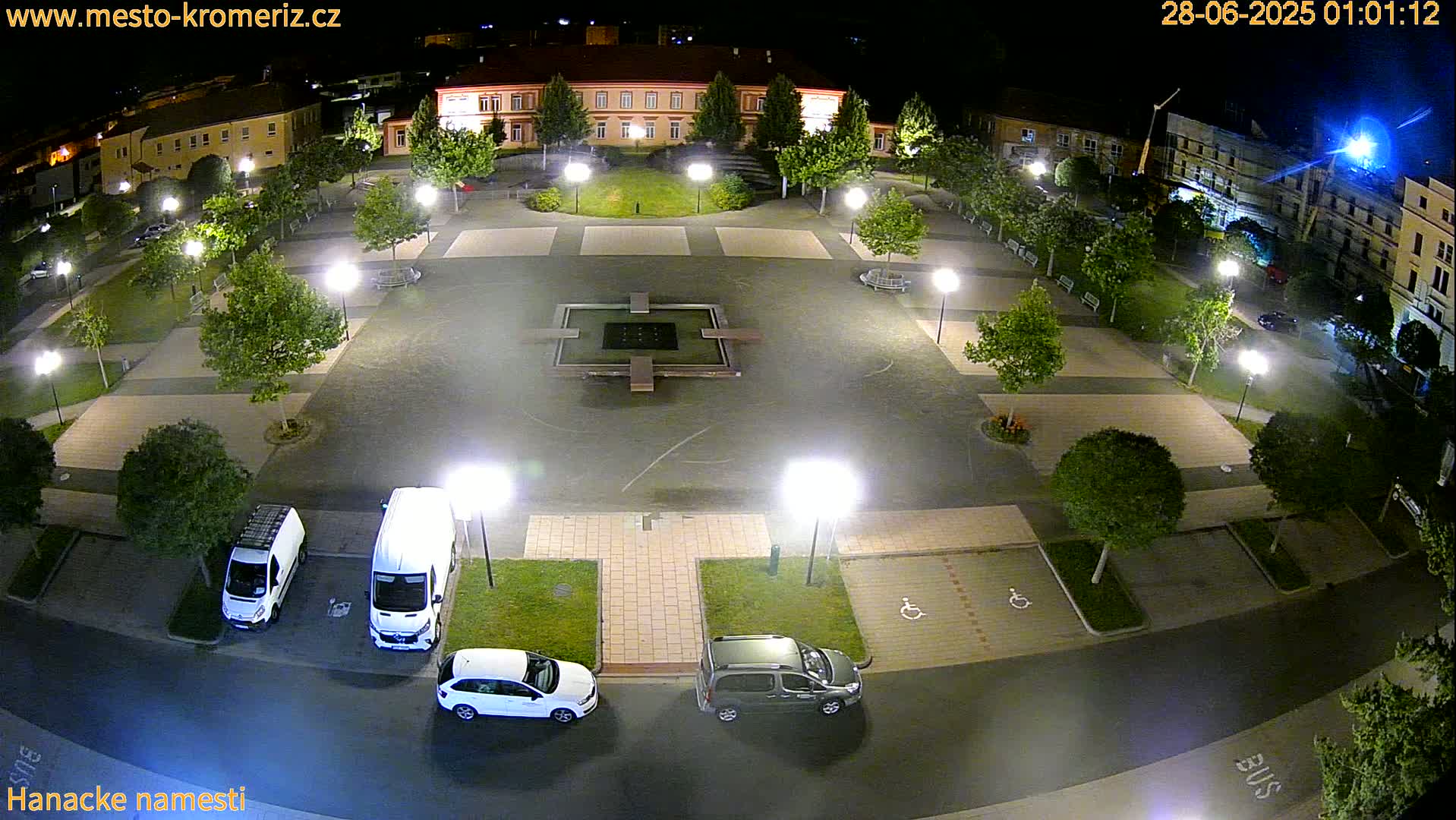 Kroměříž - Hanácké Náměstí Square Live Cam - Kromeriz, Zlin, Czechia