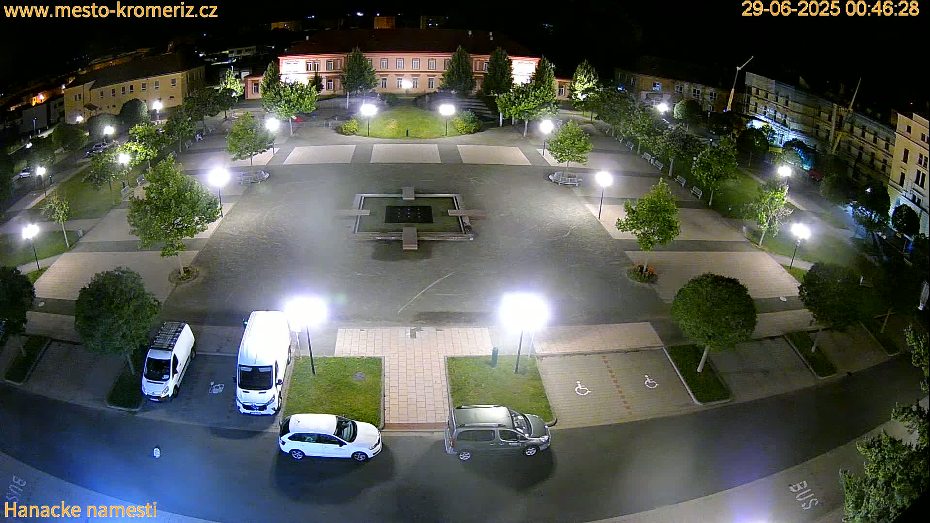 Kroměříž - Hanácké Náměstí Square Live Cam - Kromeriz, Zlin, Czechia