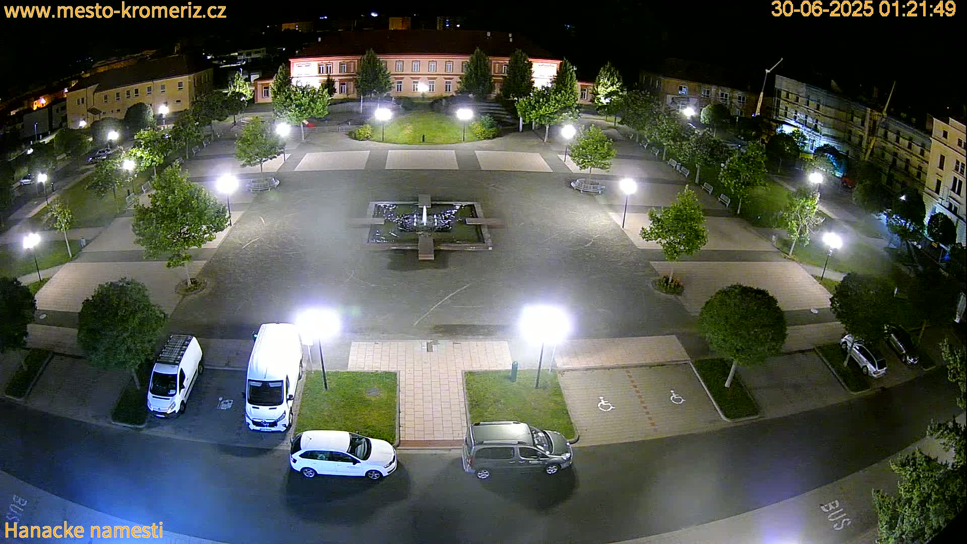 Kroměříž - Hanácké Náměstí Square Live Cam - Kromeriz, Zlin, Czechia