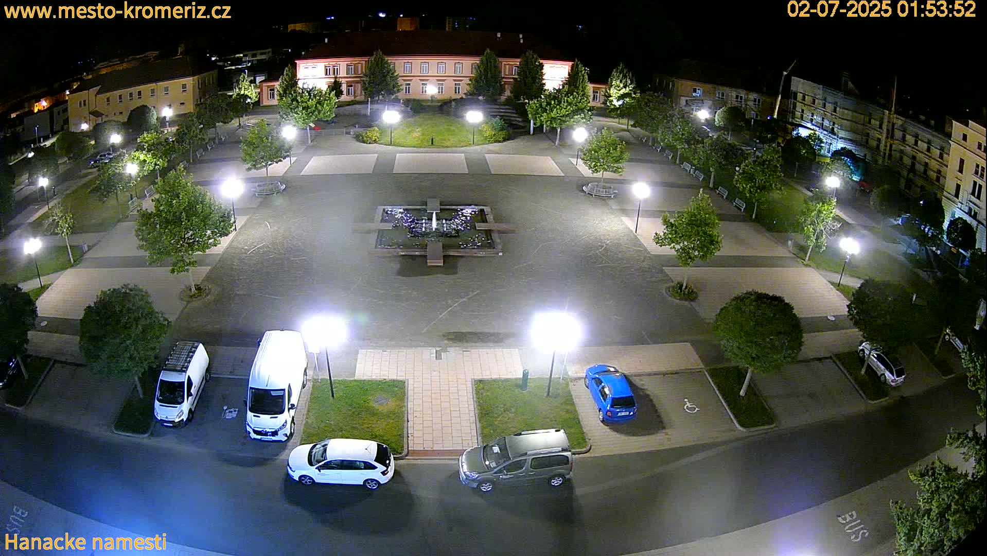 Kroměříž - Hanácké Náměstí Square Live Cam - Kromeriz, Zlin, Czechia