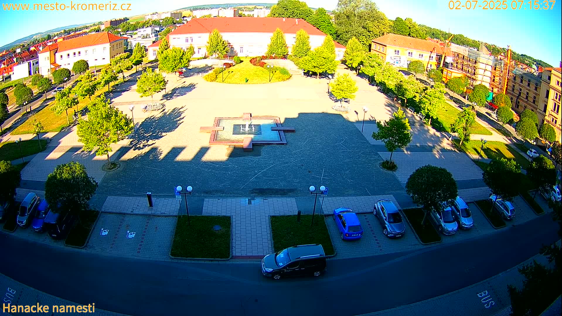 Kroměříž - Hanácké Náměstí Square Live Cam - Kromeriz, Zlin, Czechia