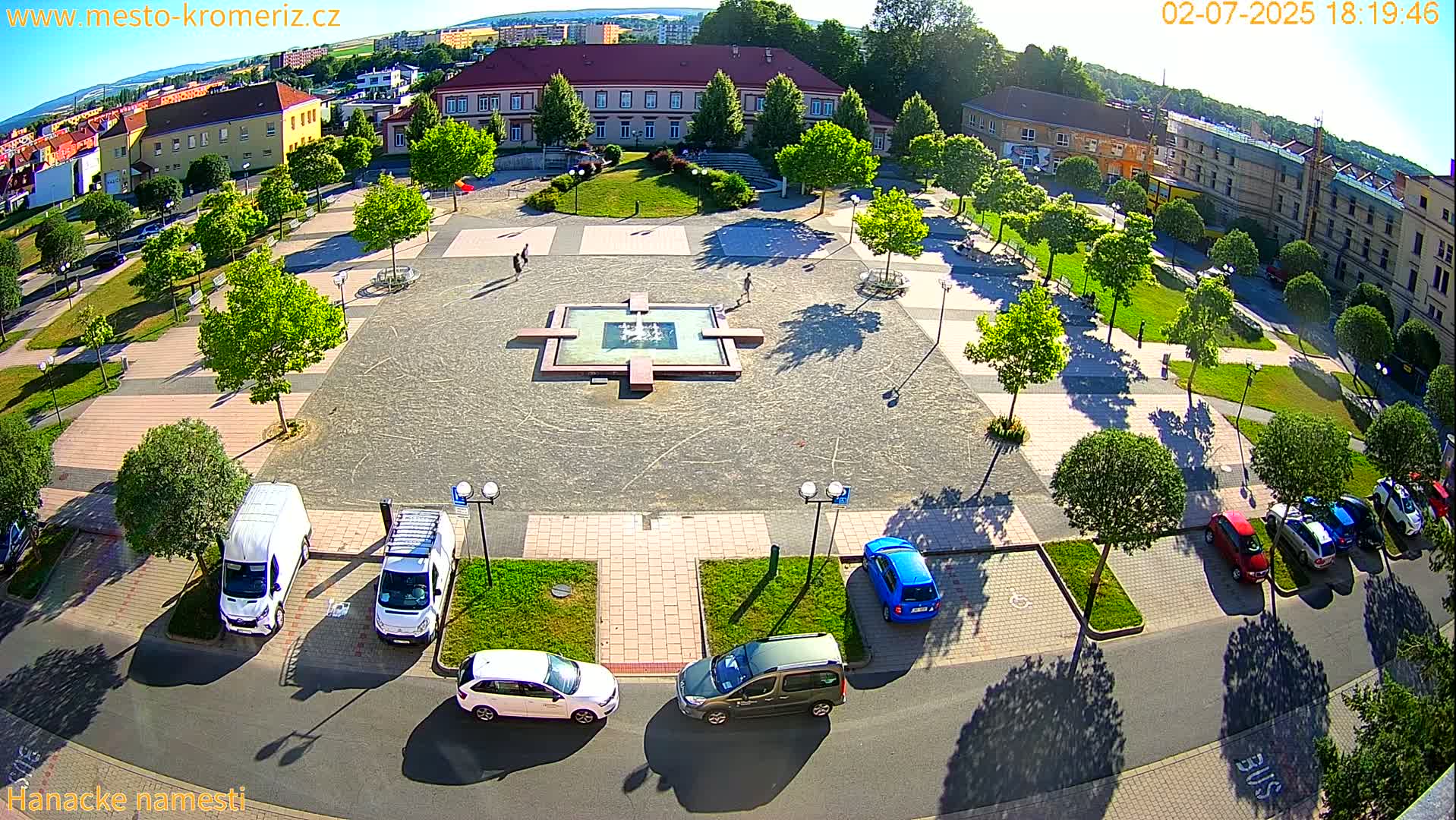 Kroměříž - Hanácké Náměstí Square Live Cam - Kromeriz, Zlin, Czechia
