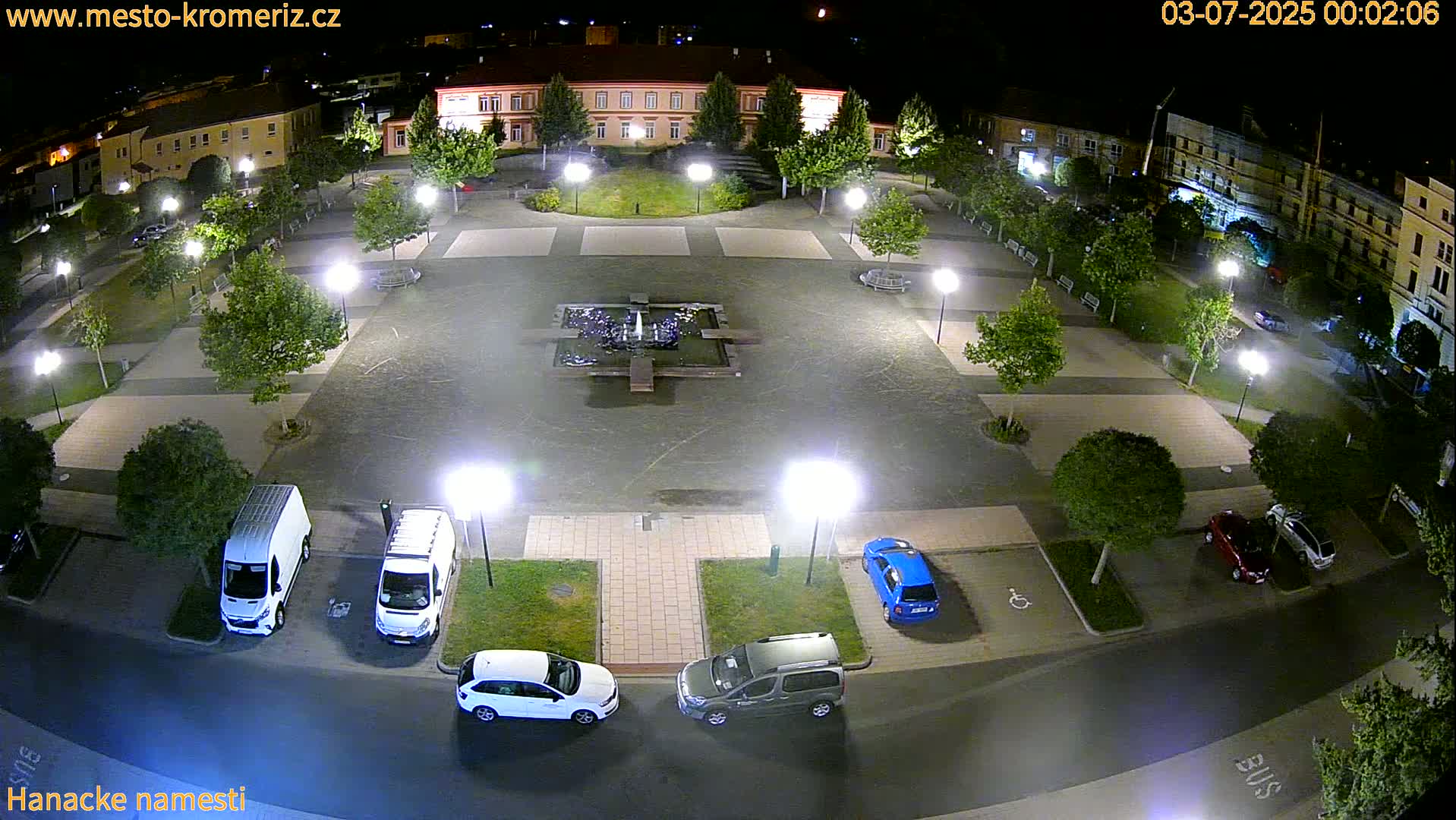 Kroměříž - Hanácké Náměstí Square Live Cam - Kromeriz, Zlin, Czechia