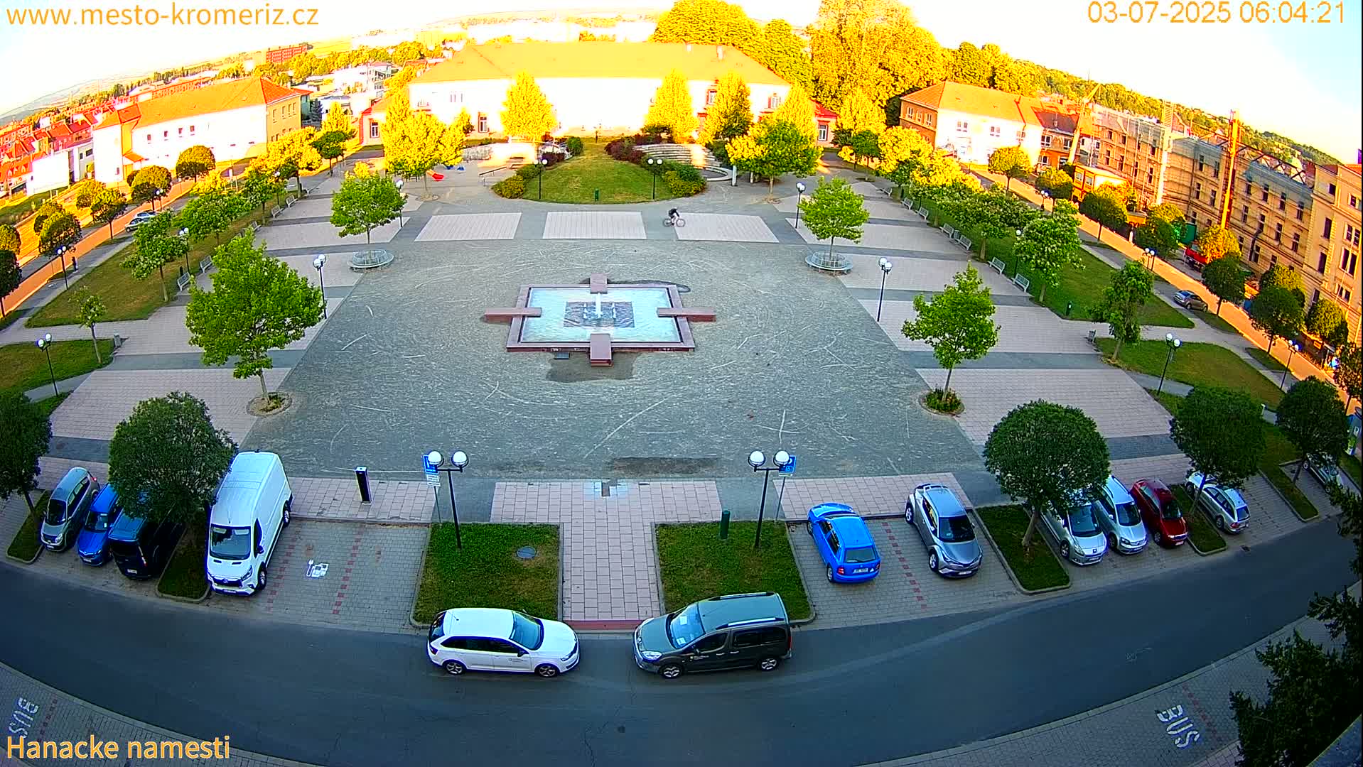 Kroměříž - Hanácké Náměstí Square Live Cam - Kromeriz, Zlin, Czechia
