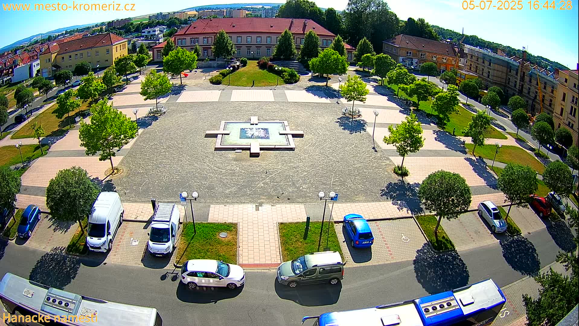Kroměříž - Hanácké Náměstí Square Live Cam - Kromeriz, Zlin, Czechia