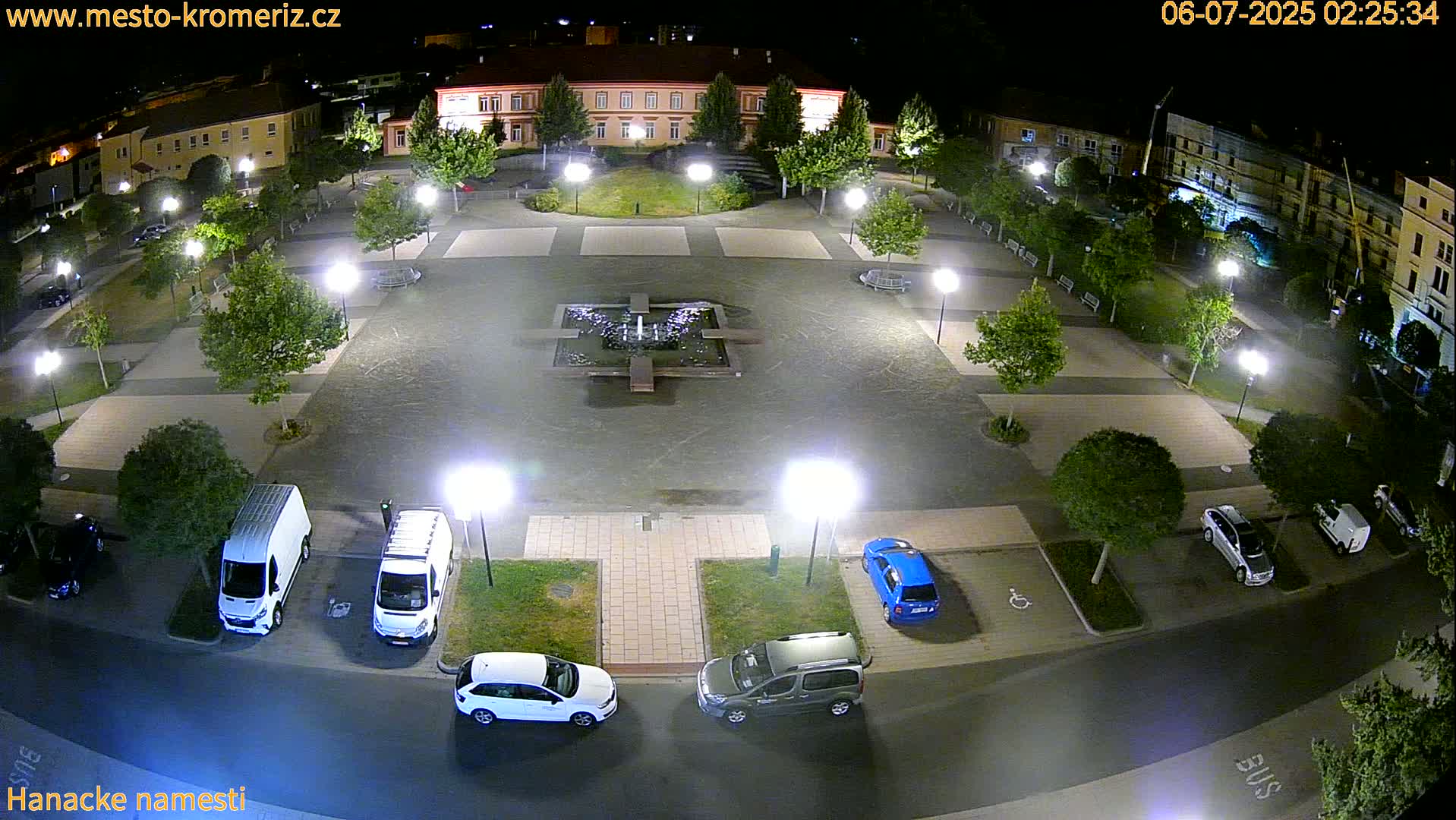 Kroměříž - Hanácké Náměstí Square Live Cam - Kromeriz, Zlin, Czechia