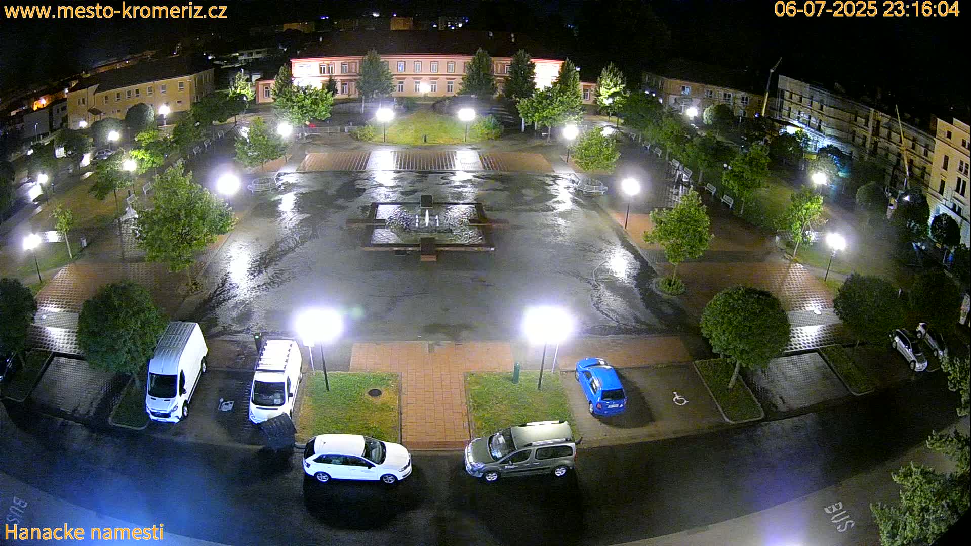 Kroměříž - Hanácké Náměstí Square Live Cam - Kromeriz, Zlin, Czechia