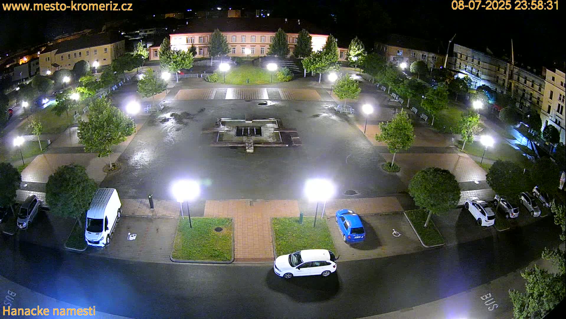 Kroměříž - Hanácké Náměstí Square Live Cam - Kromeriz, Zlin, Czechia