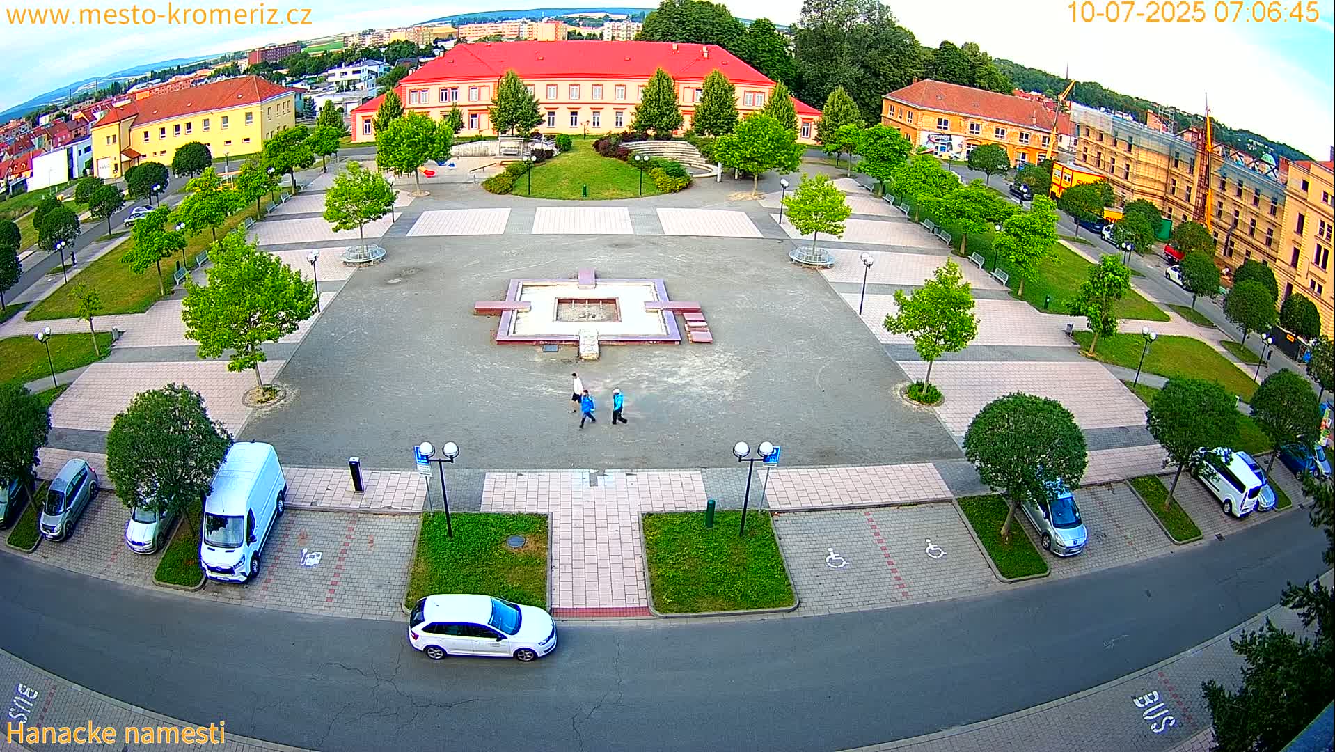 Kroměříž - Hanácké Náměstí Square Live Cam - Kromeriz, Zlin, Czechia