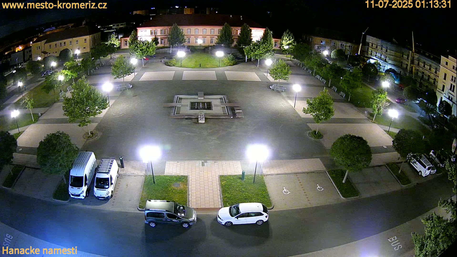 Kroměříž - Hanácké Náměstí Square Live Cam - Kromeriz, Zlin, Czechia