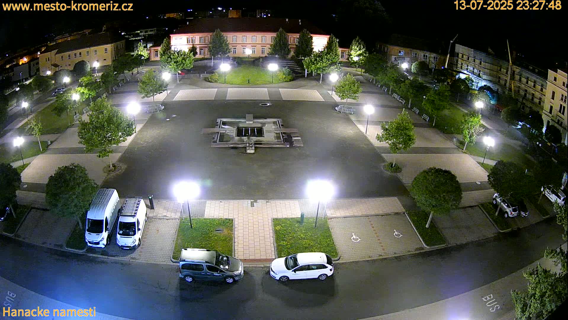 Kroměříž - Hanácké Náměstí Square Live Cam - Kromeriz, Zlin, Czechia