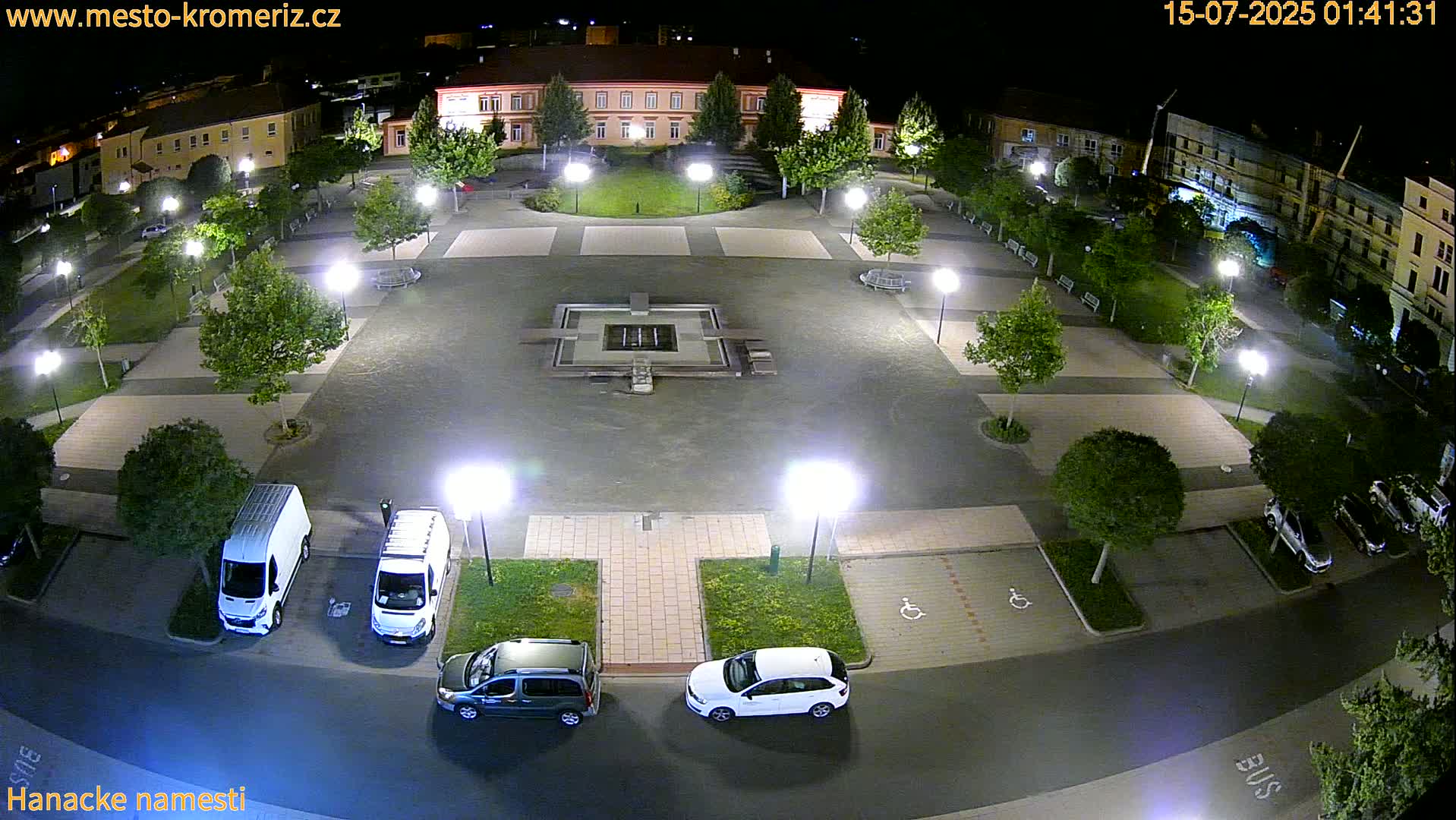 Kroměříž - Hanácké Náměstí Square Live Cam - Kromeriz, Zlin, Czechia