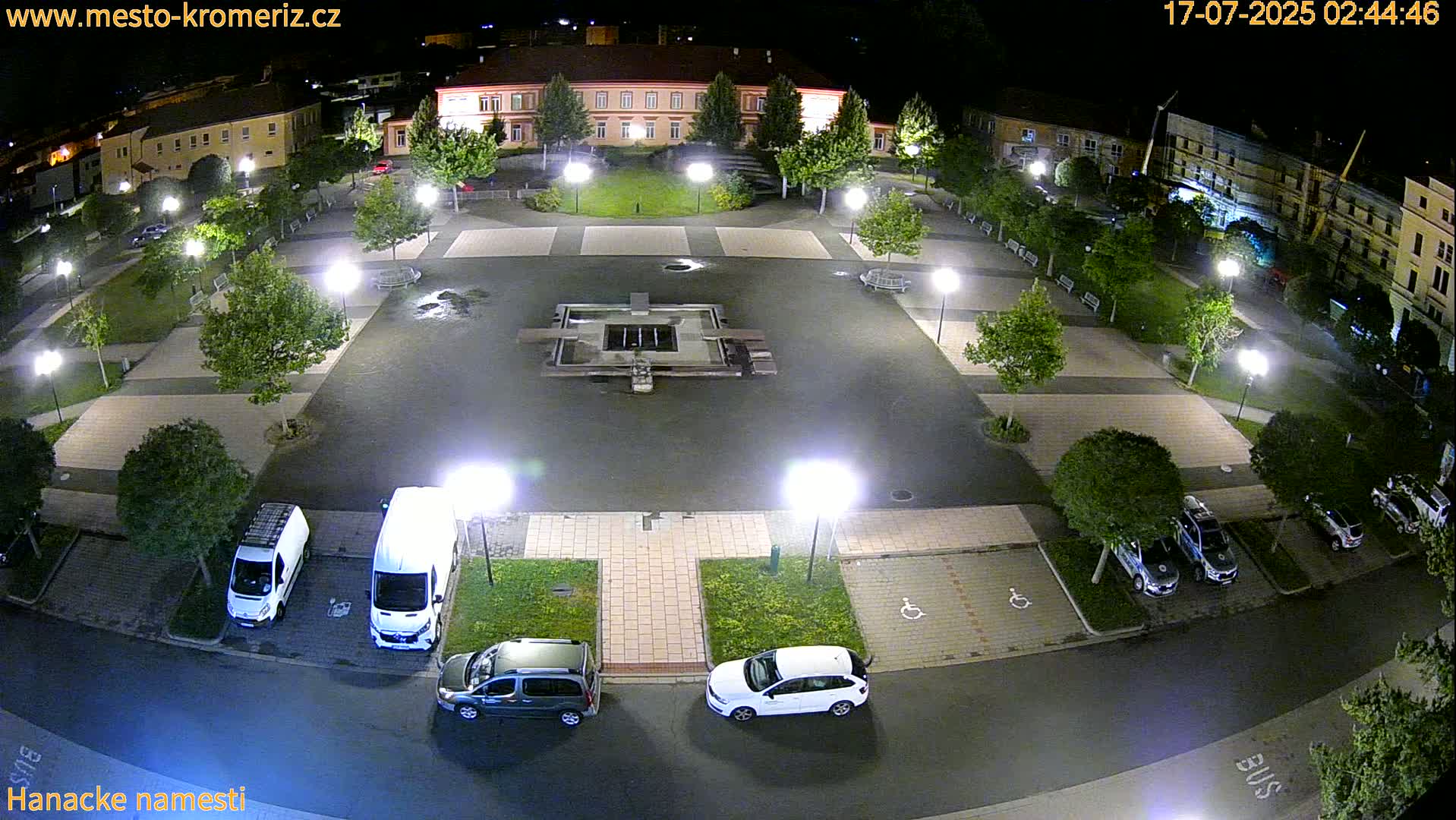 Kroměříž - Hanácké Náměstí Square Live Cam - Kromeriz, Zlin, Czechia