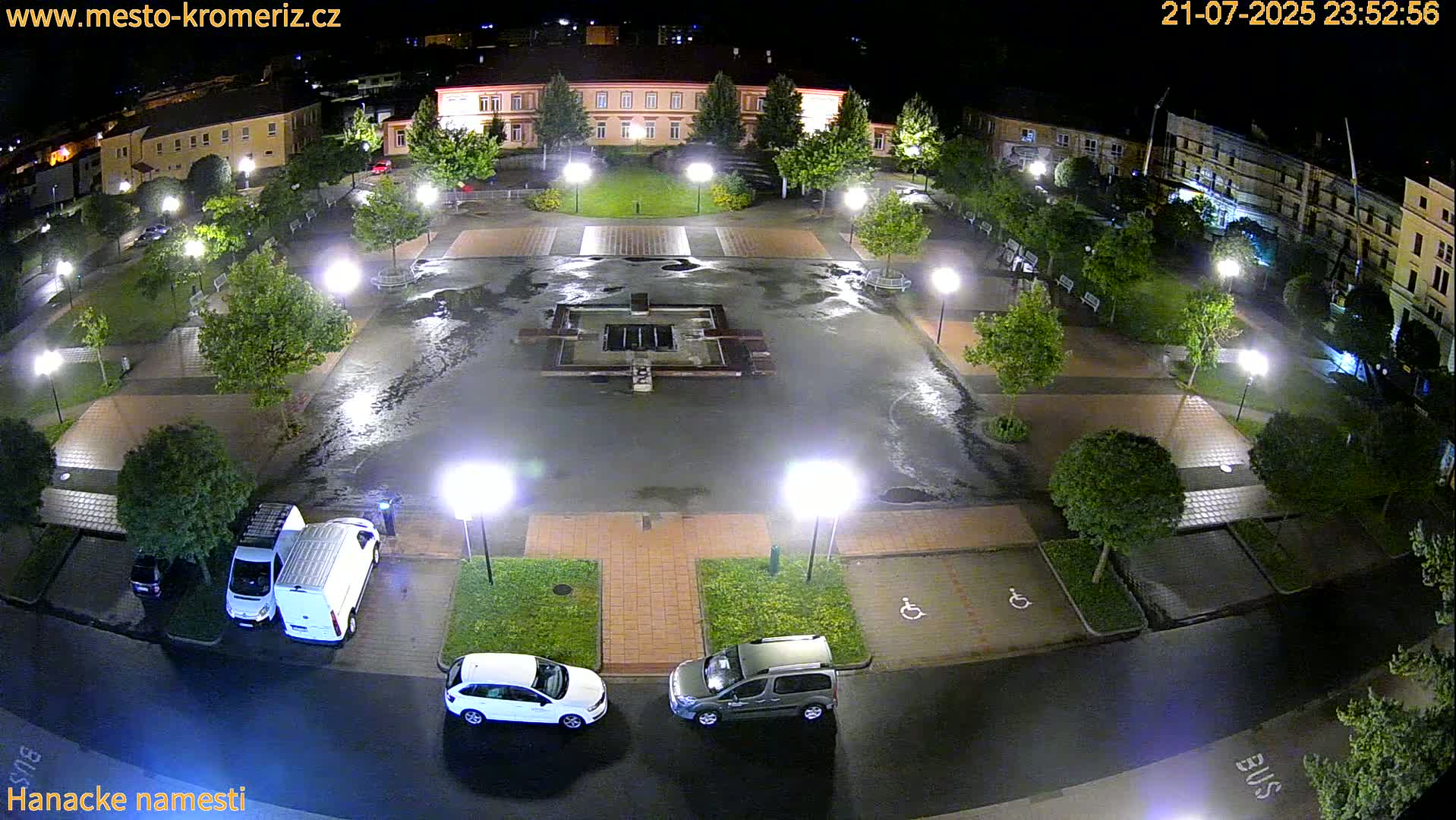 Kroměříž - Hanácké Náměstí Square Live Cam - Kromeriz, Zlin, Czechia