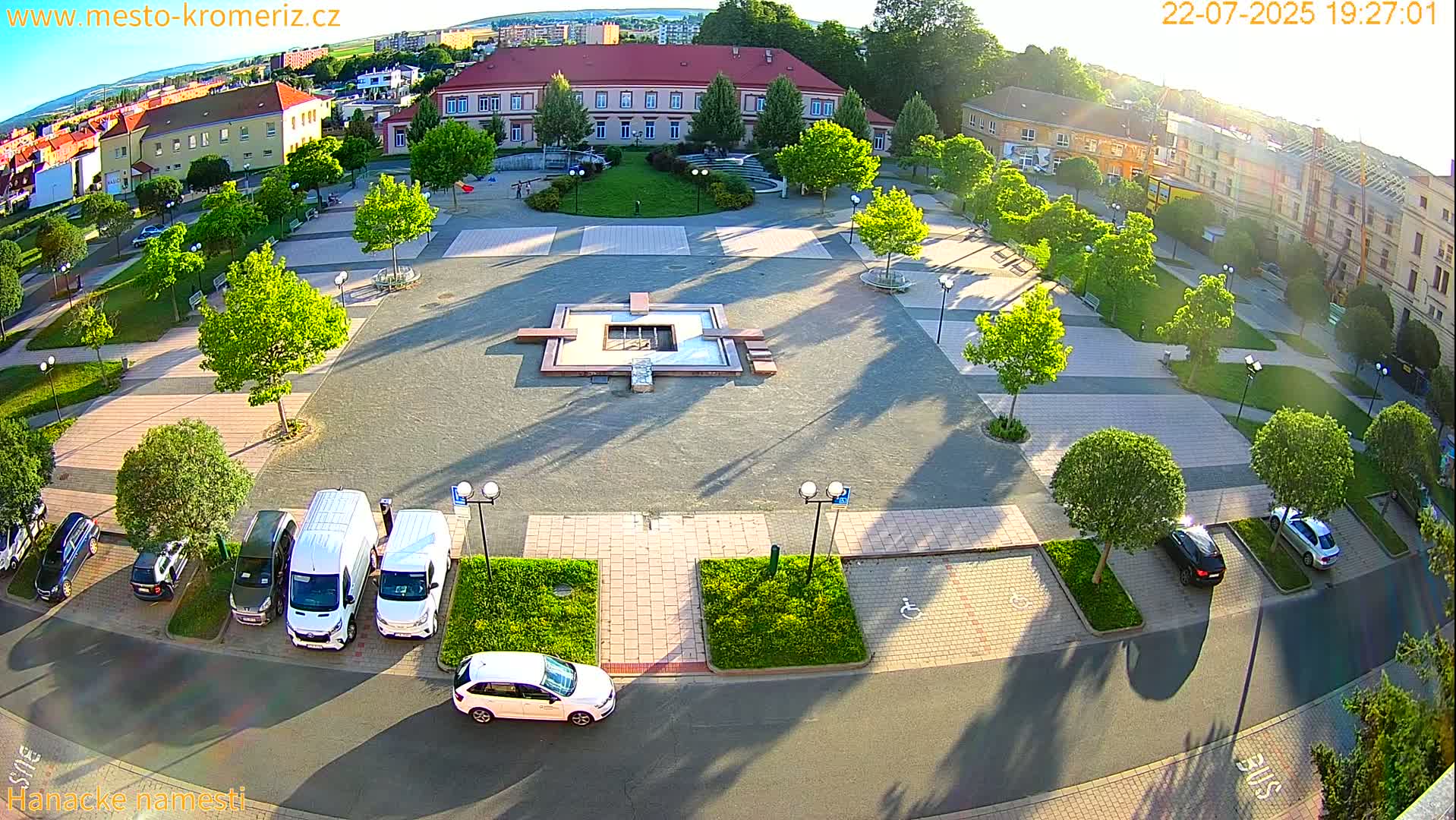 Kroměříž - Hanácké Náměstí Square Live Cam - Kromeriz, Zlin, Czechia