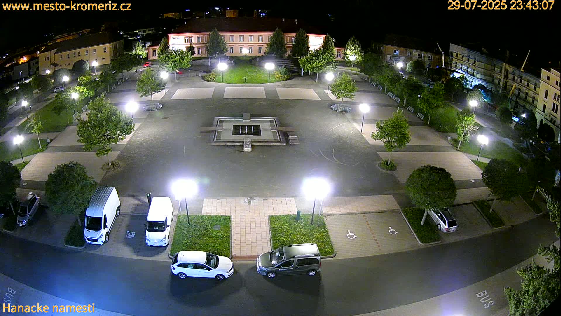 Kroměříž - Hanácké Náměstí Square Live Cam - Kromeriz, Zlin, Czechia