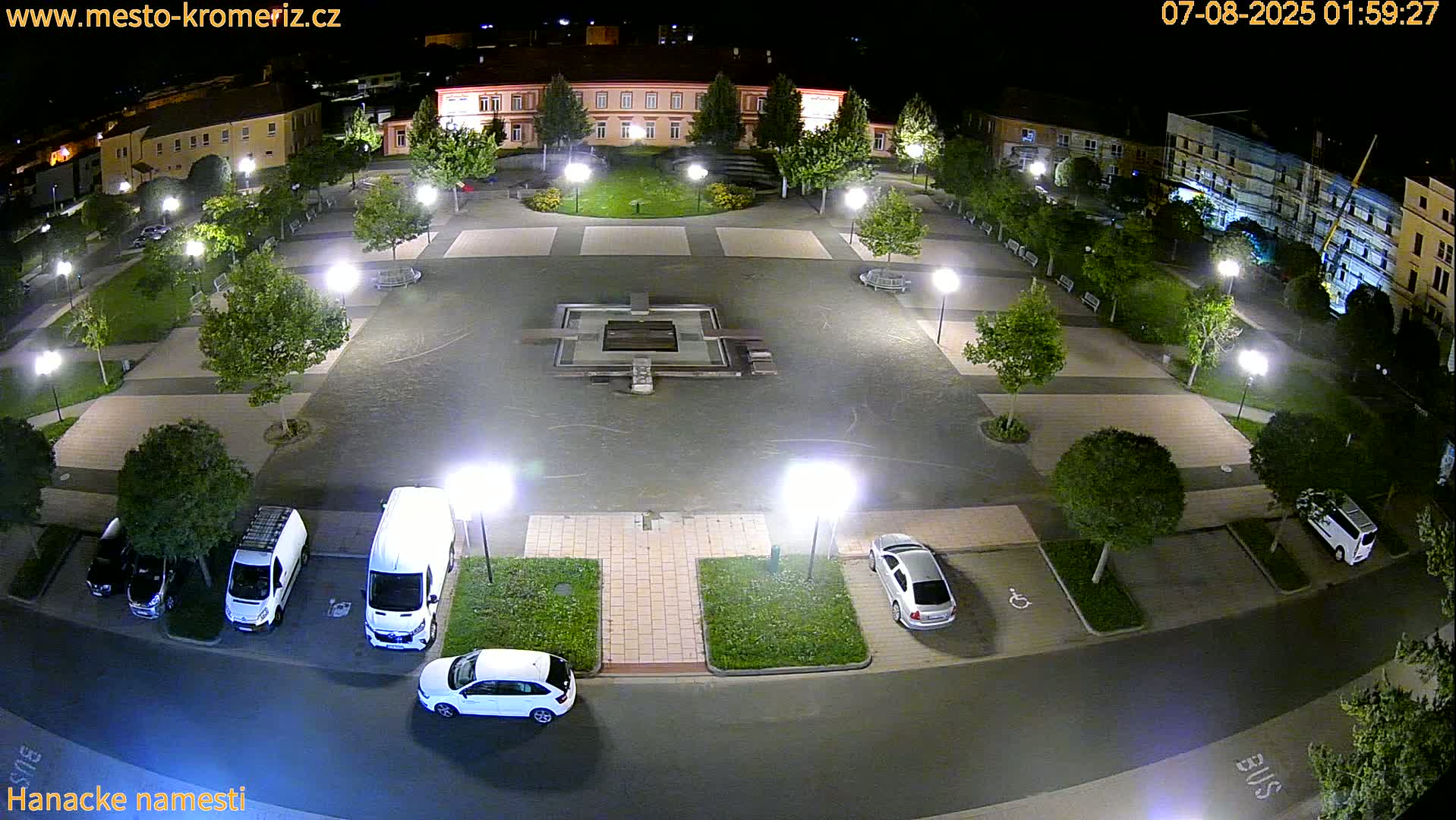 Kroměříž - Hanácké Náměstí Square Live Cam - Kromeriz, Zlin, Czechia