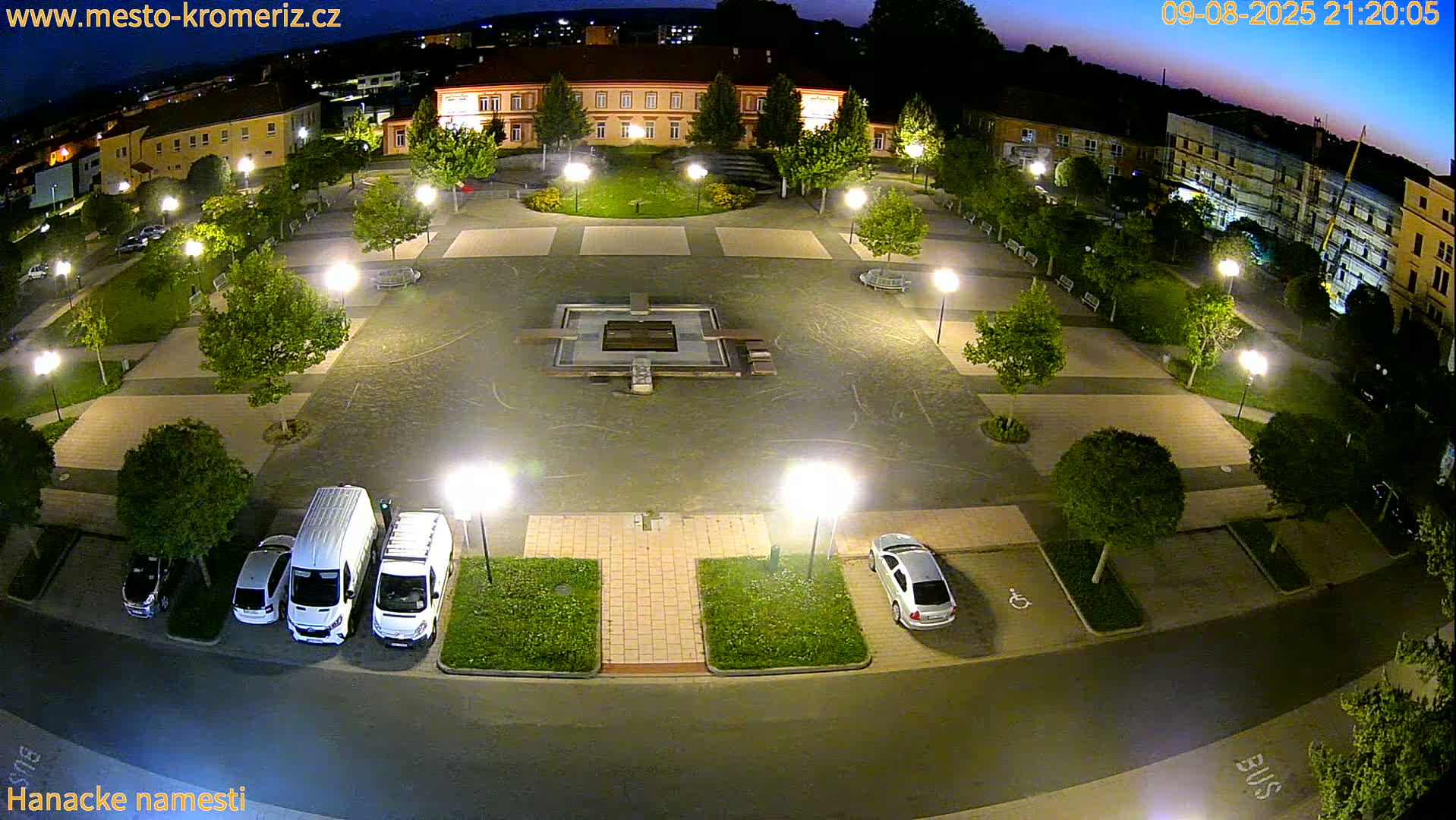 Kroměříž - Hanácké Náměstí Square Live Cam - Kromeriz, Zlin, Czechia