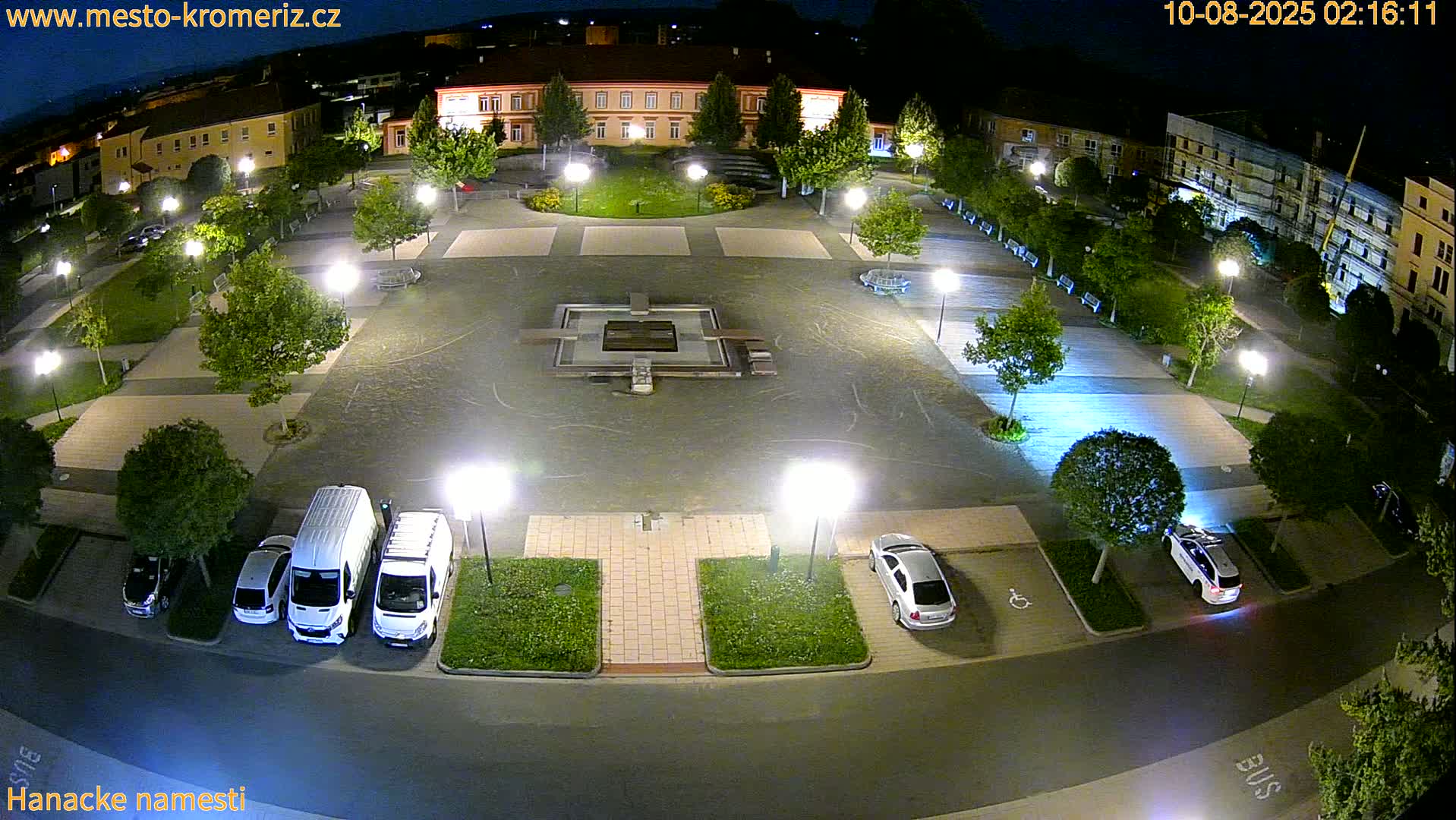 Kroměříž - Hanácké Náměstí Square Live Cam - Kromeriz, Zlin, Czechia