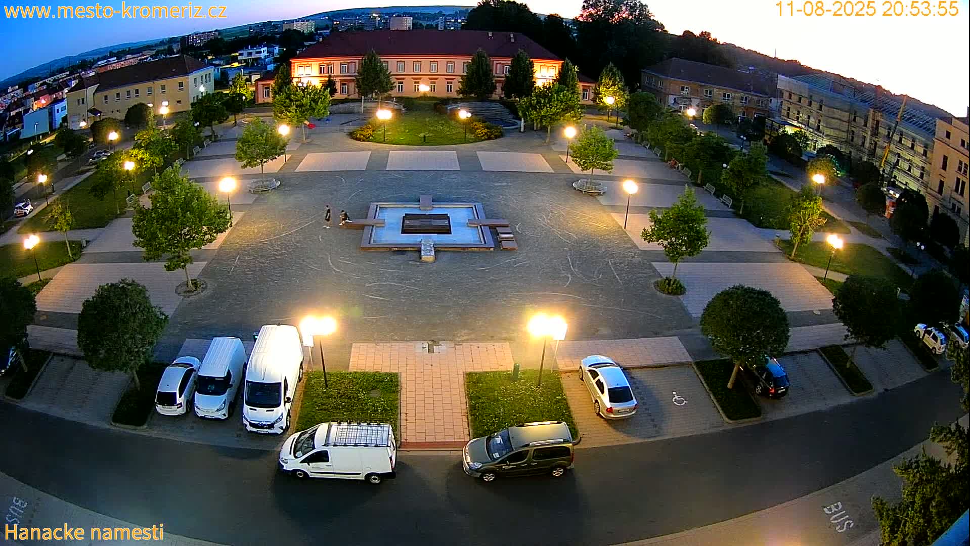 Kroměříž - Hanácké Náměstí Square Live Cam - Kromeriz, Zlin, Czechia