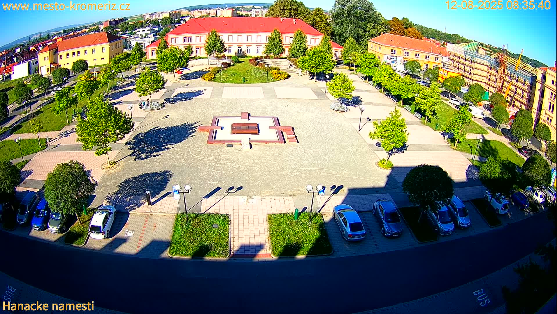 Kroměříž - Hanácké Náměstí Square Live Cam - Kromeriz, Zlin, Czechia