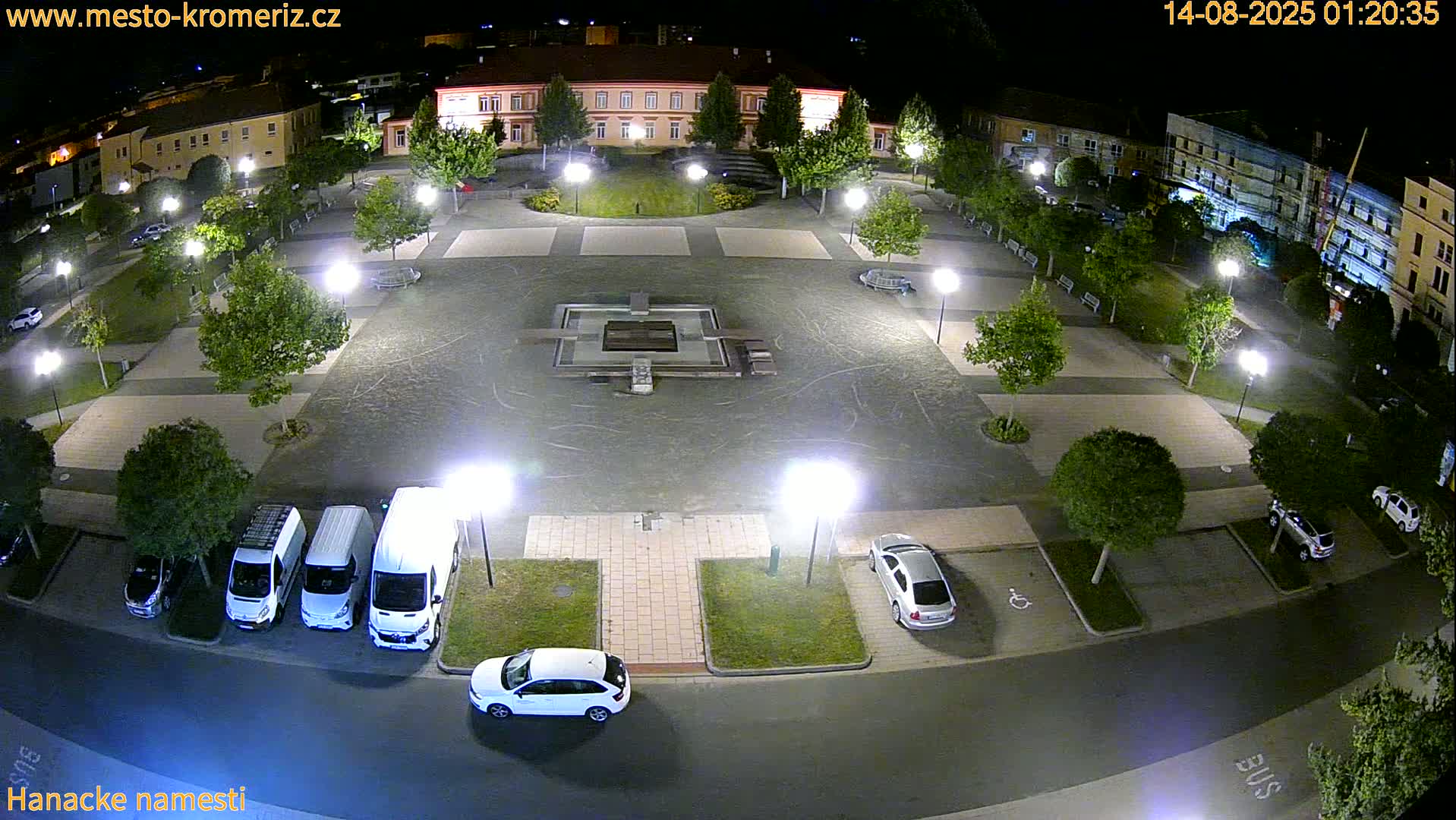 Kroměříž - Hanácké Náměstí Square Live Cam - Kromeriz, Zlin, Czechia