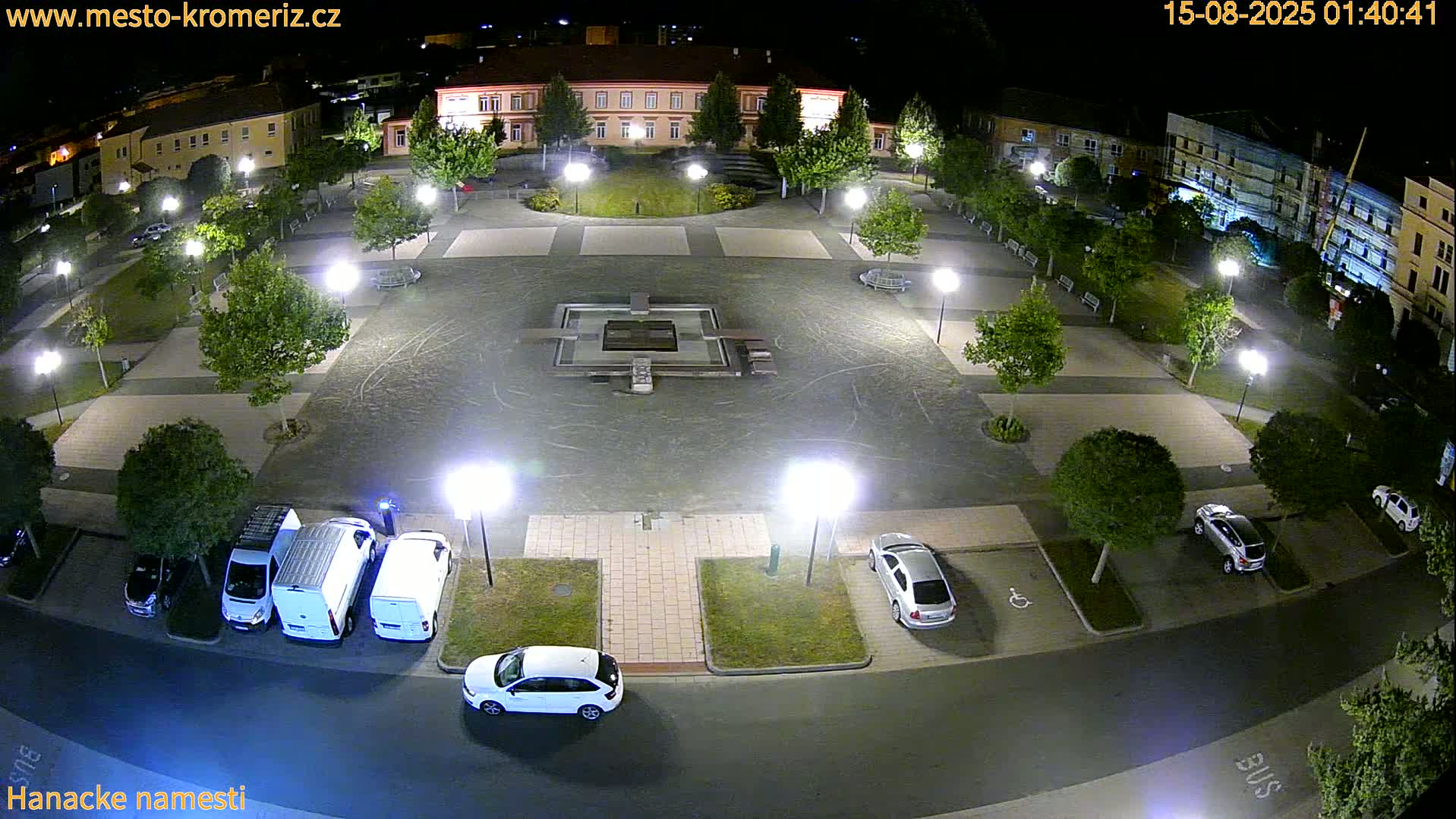 Kroměříž - Hanácké Náměstí Square Live Cam - Kromeriz, Zlin, Czechia