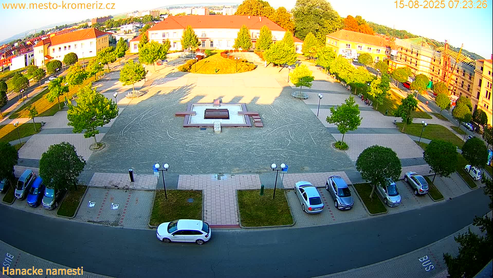 Kroměříž - Hanácké Náměstí Square Live Cam - Kromeriz, Zlin, Czechia