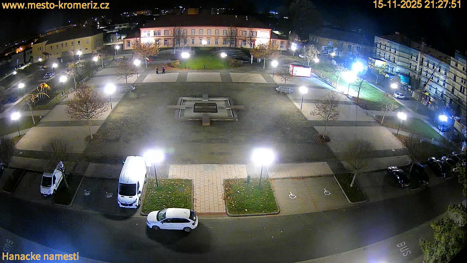 Kroměříž - Hanácké Náměstí Square Live Cam - Kromeriz, Zlin, Czechia