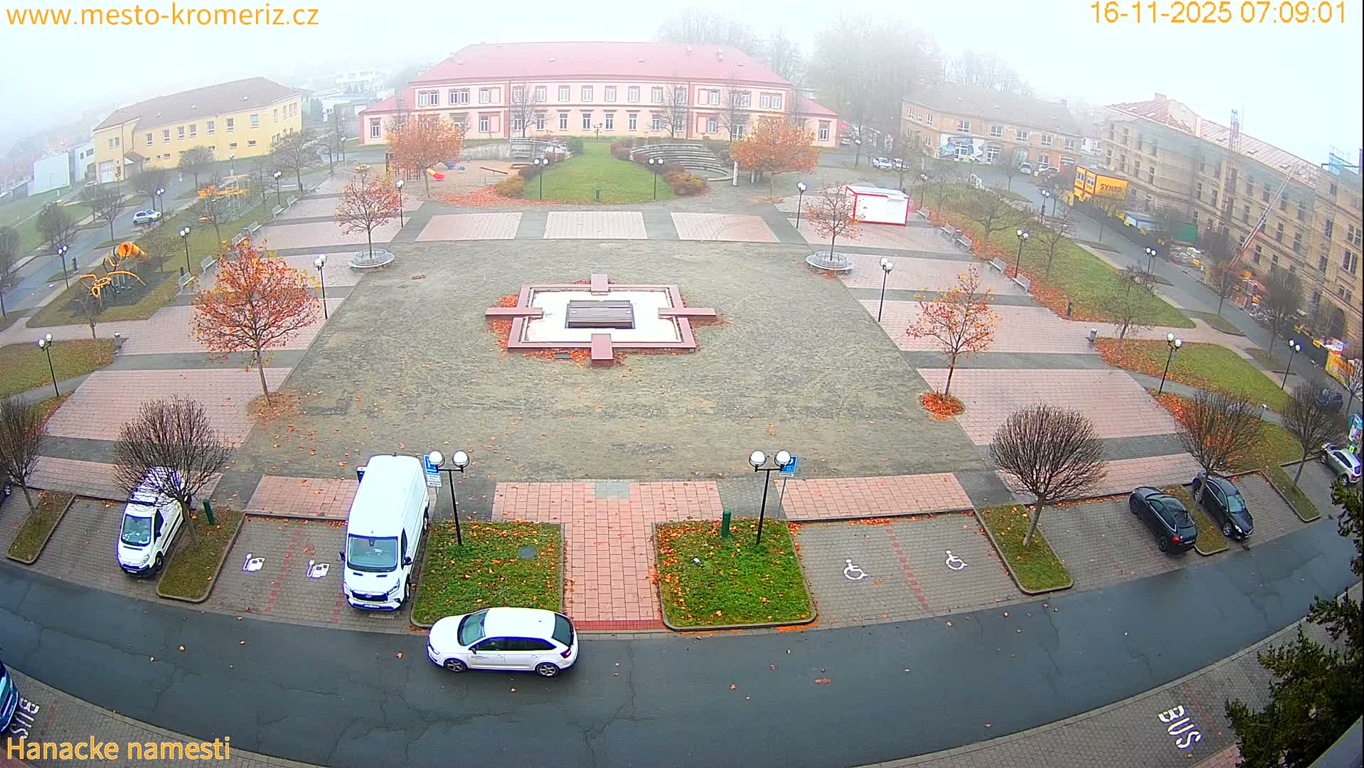 Kroměříž - Hanácké Náměstí Square Live Cam - Kromeriz, Zlin, Czechia
