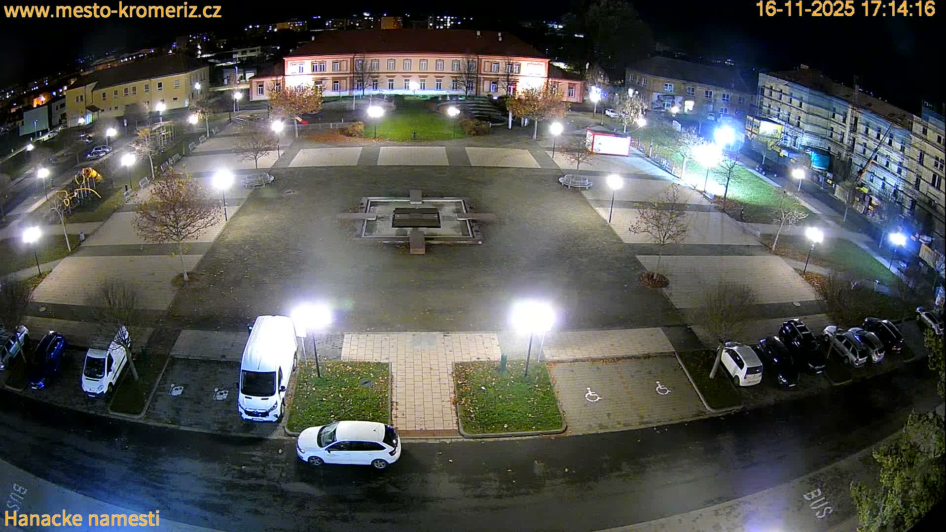 Kroměříž - Hanácké Náměstí Square Live Cam - Kromeriz, Zlin, Czechia