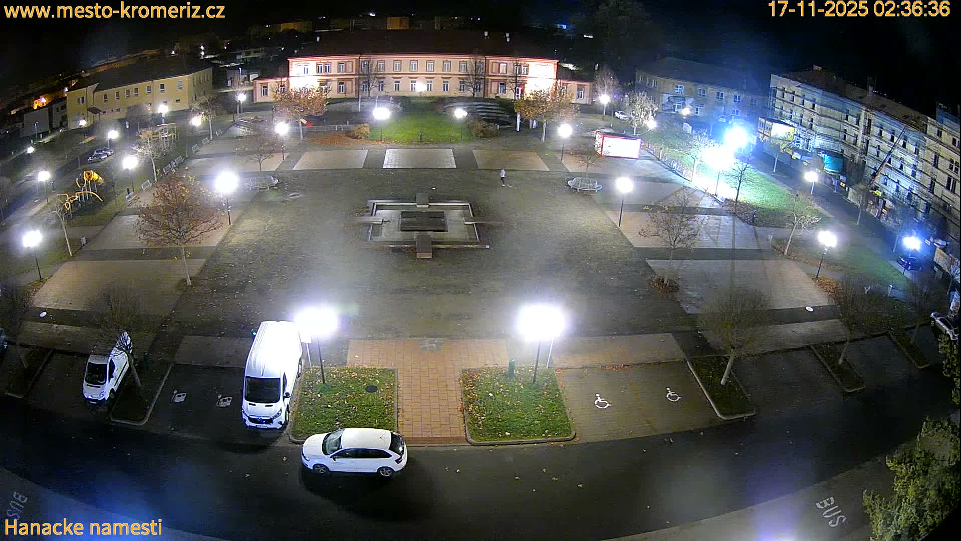 Kroměříž - Hanácké Náměstí Square Live Cam - Kromeriz, Zlin, Czechia