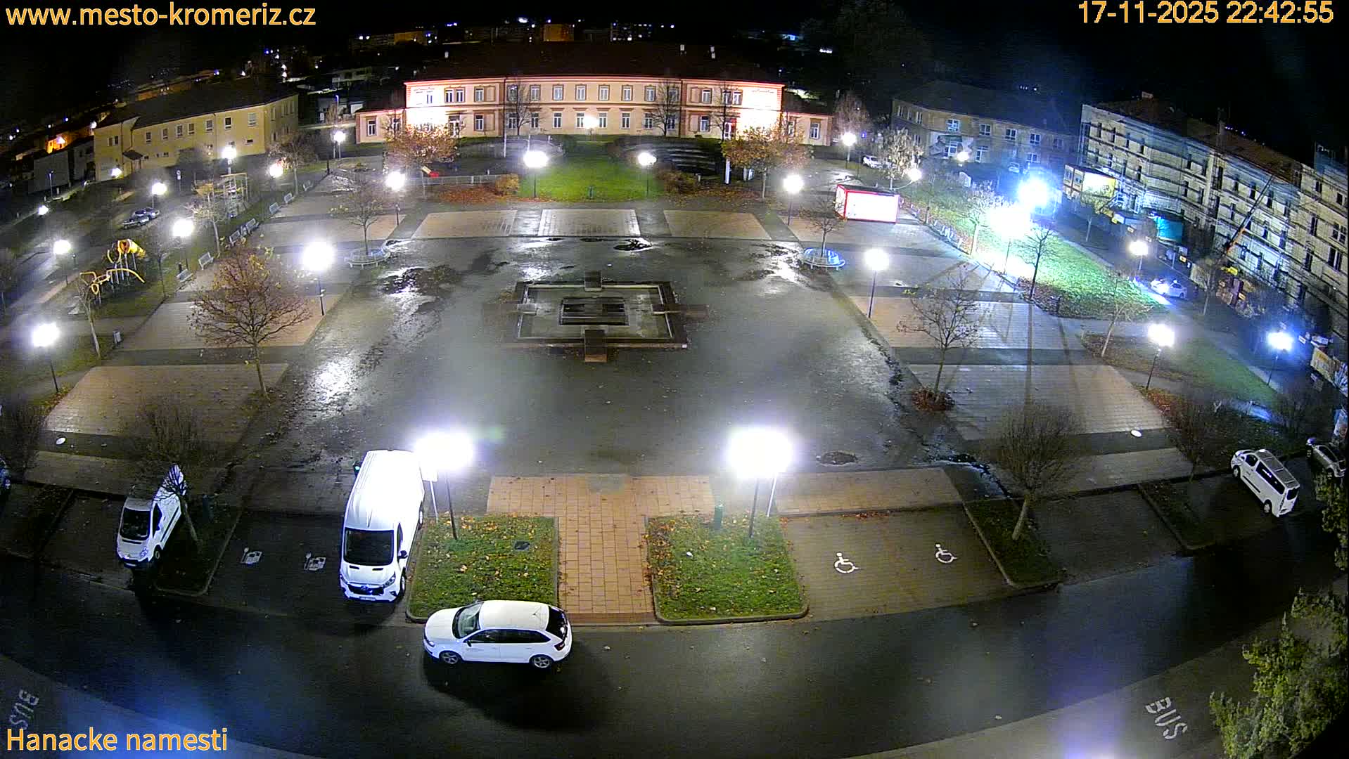 Kroměříž - Hanácké Náměstí Square Live Cam - Kromeriz, Zlin, Czechia