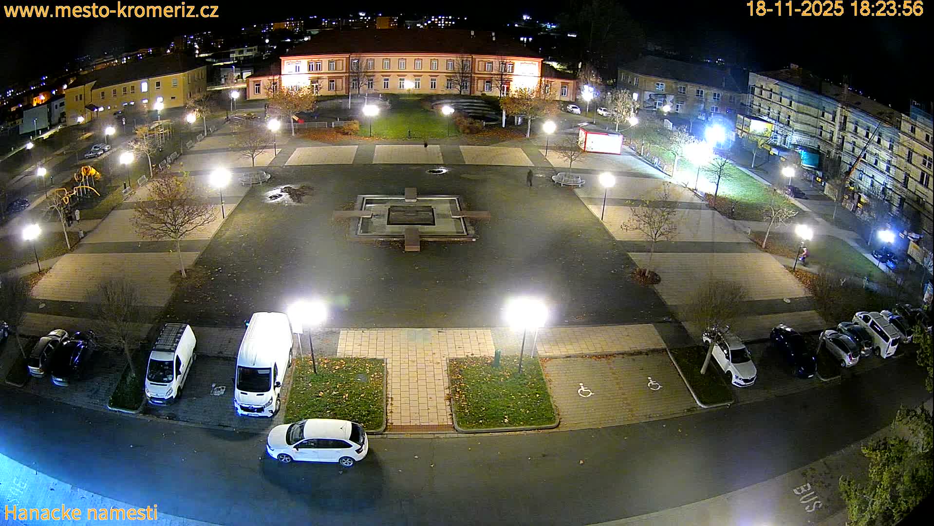 Kroměříž - Hanácké Náměstí Square Live Cam - Kromeriz, Zlin, Czechia