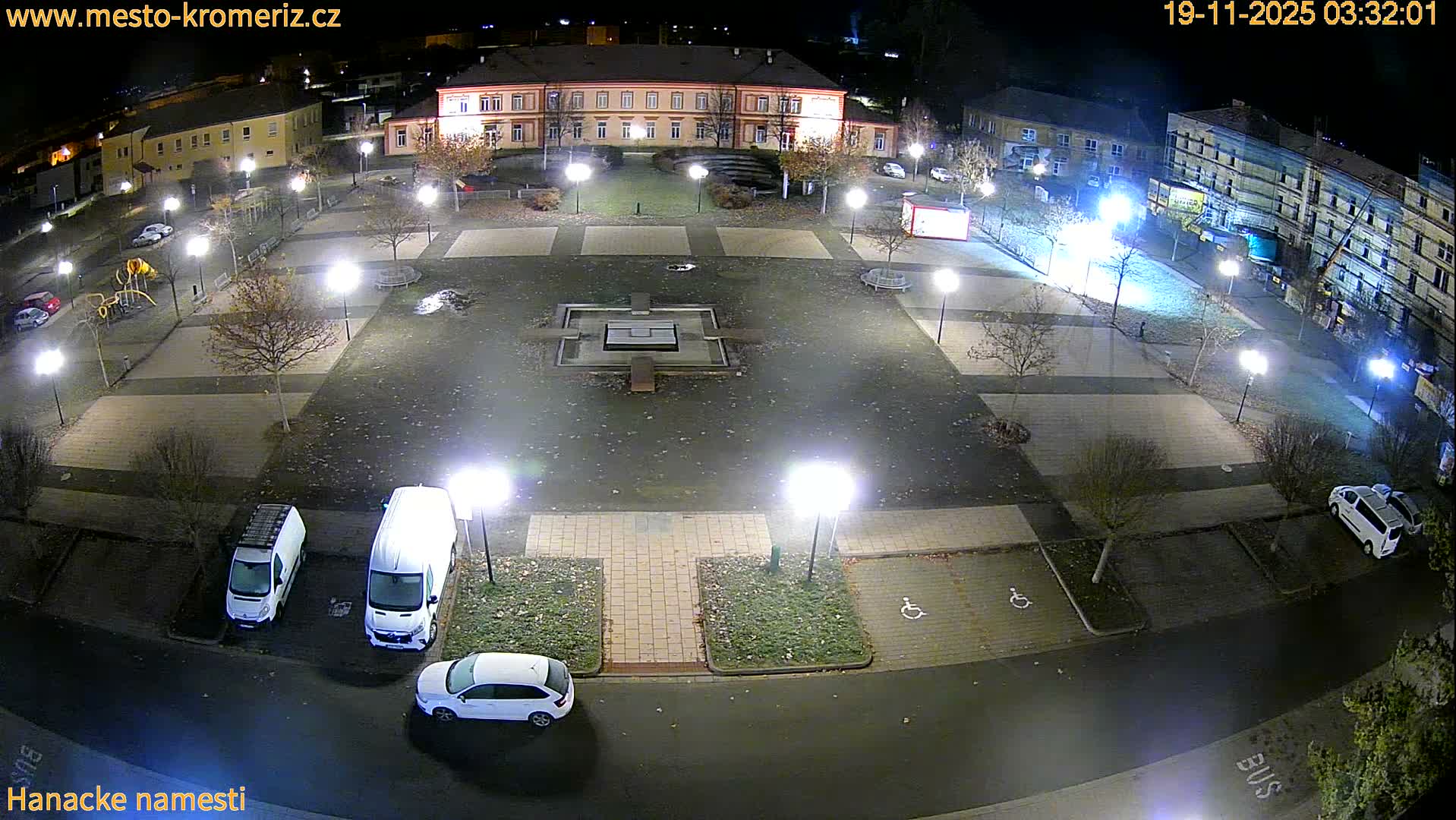 Kroměříž - Hanácké Náměstí Square Live Cam - Kromeriz, Zlin, Czechia