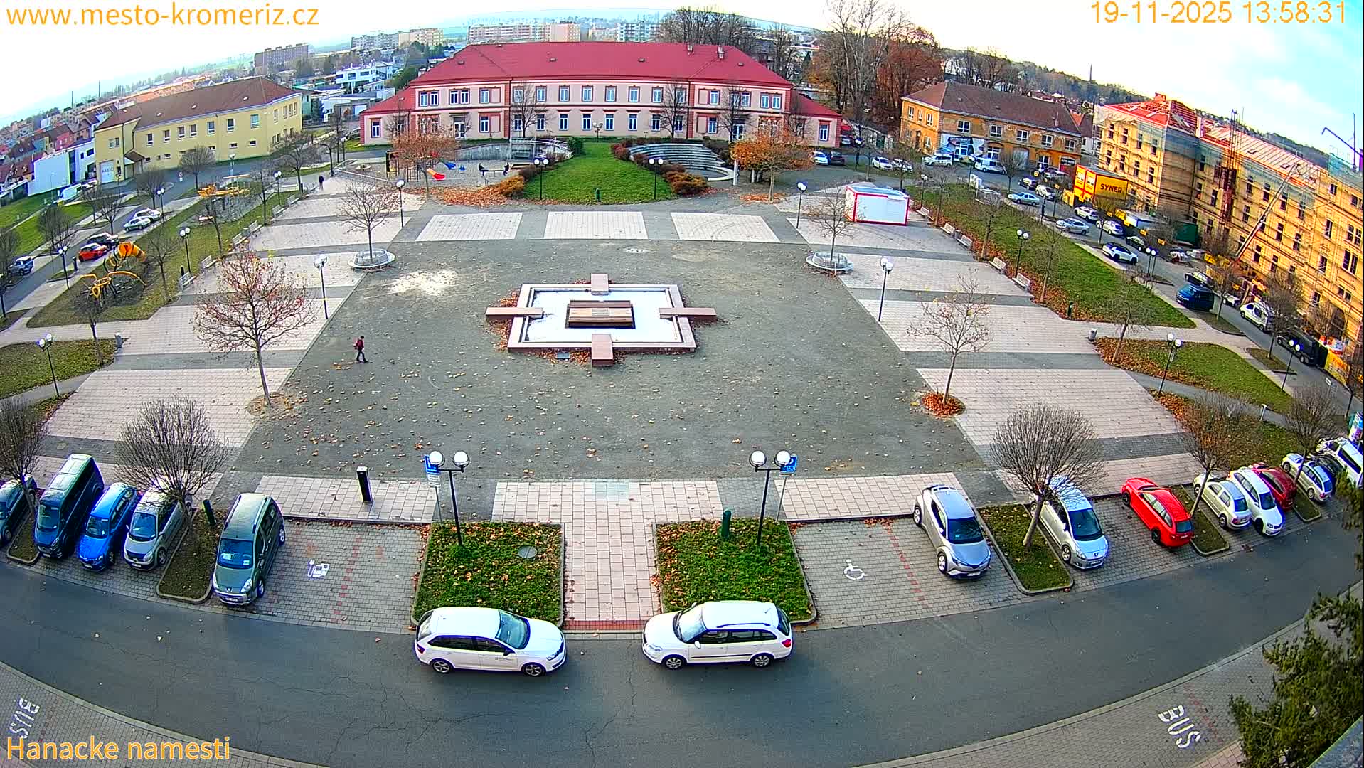 Kroměříž - Hanácké Náměstí Square Live Cam - Kromeriz, Zlin, Czechia