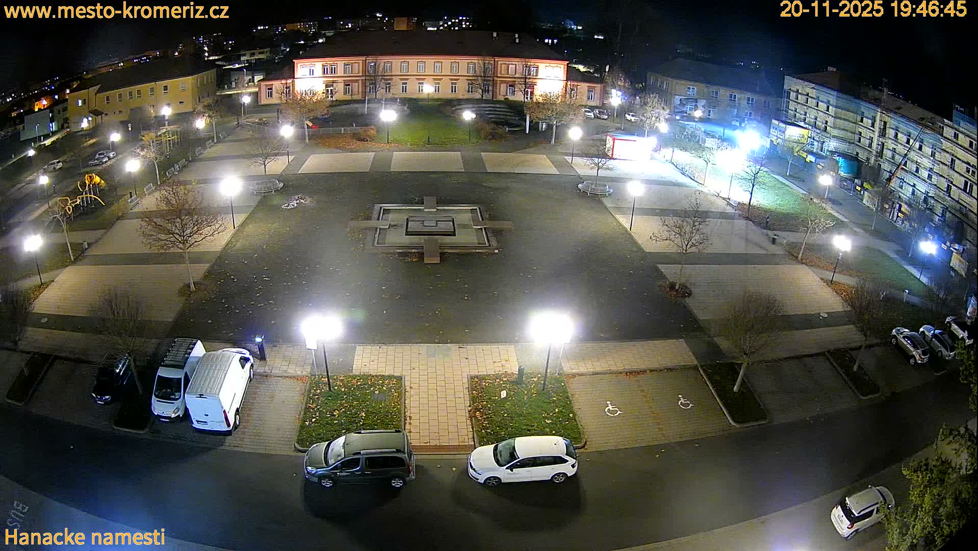 Kroměříž - Hanácké Náměstí Square Live Cam - Kromeriz, Zlin, Czechia