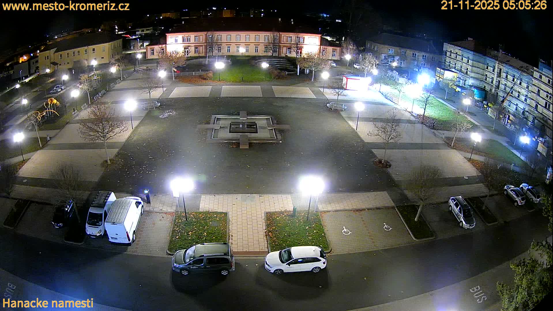 Kroměříž - Hanácké Náměstí Square Live Cam - Kromeriz, Zlin, Czechia