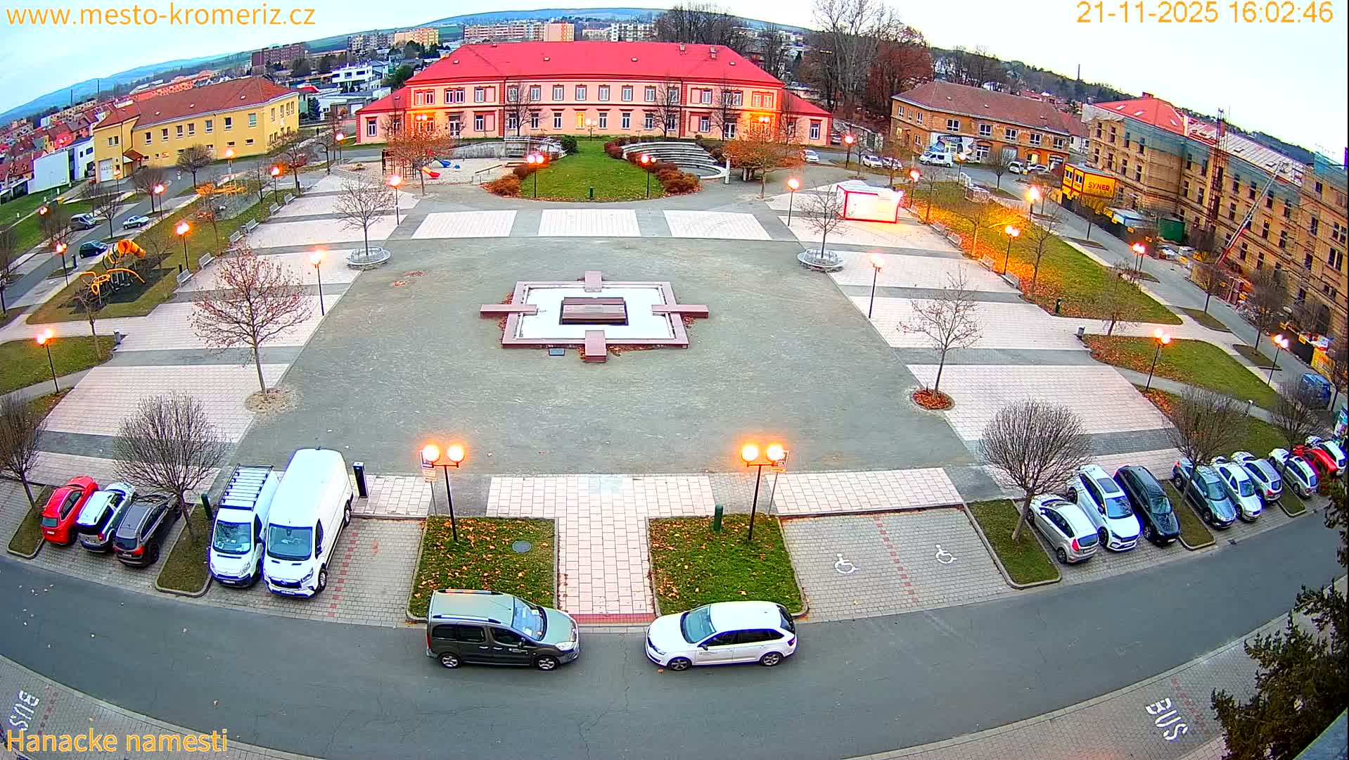 Kroměříž - Hanácké Náměstí Square Live Cam - Kromeriz, Zlin, Czechia