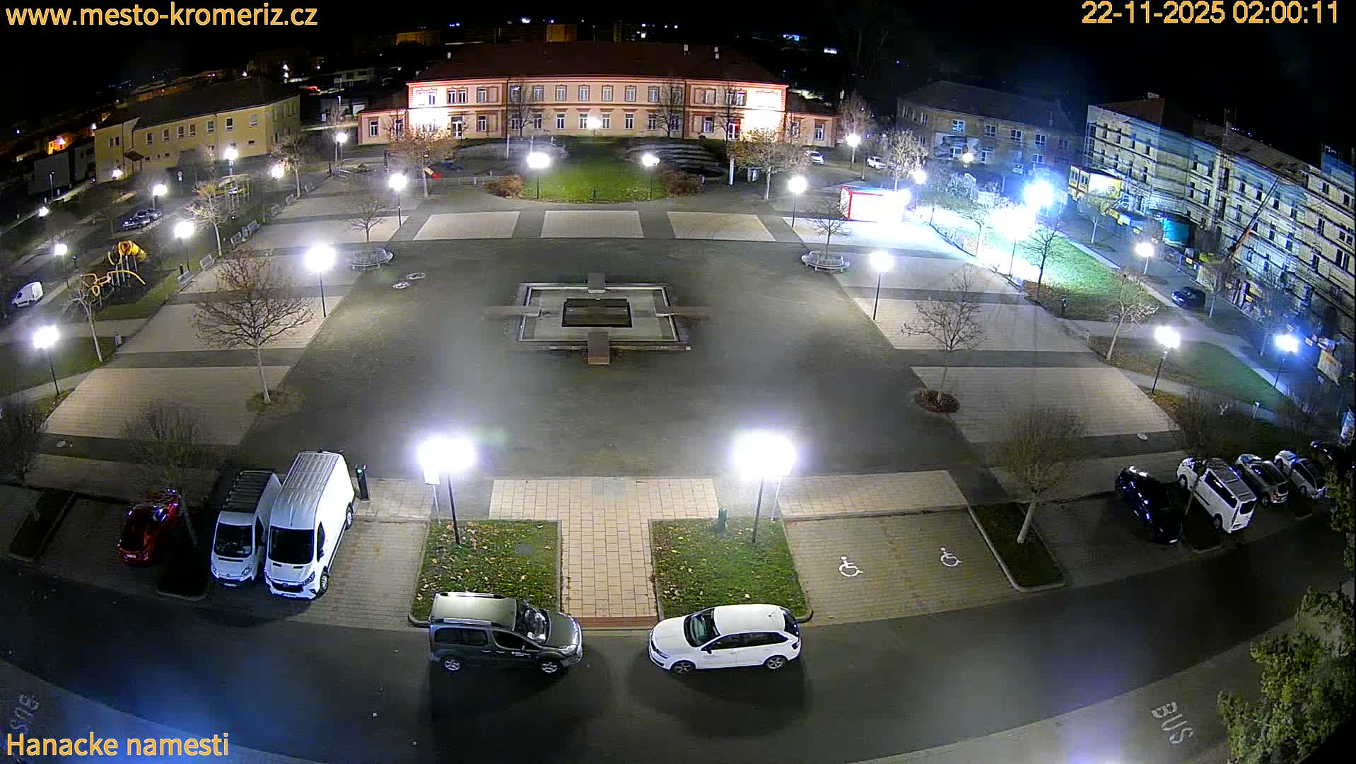 Kroměříž - Hanácké Náměstí Square Live Cam - Kromeriz, Zlin, Czechia