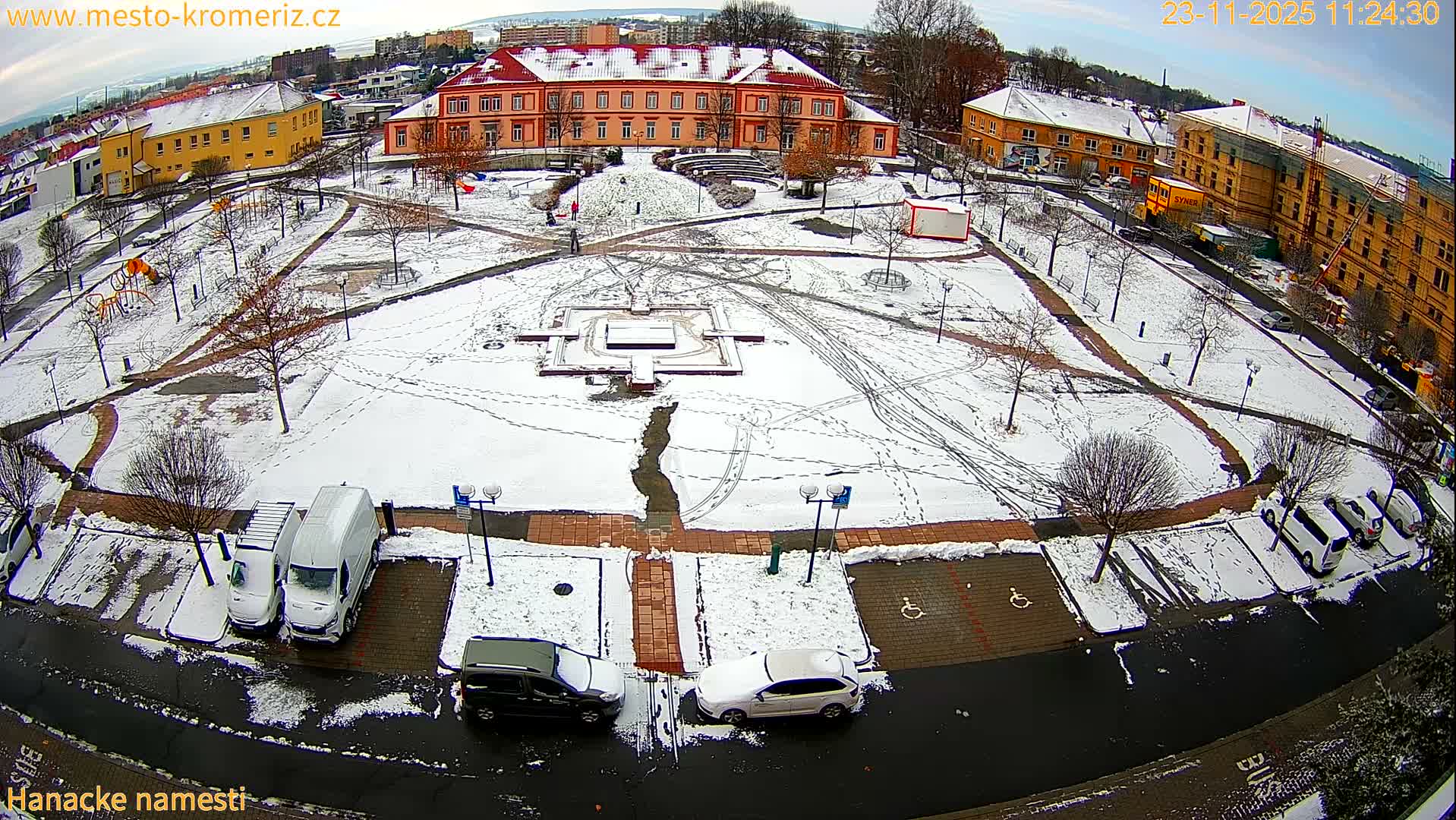 Kroměříž - Hanácké Náměstí Square Live Cam - Kromeriz, Zlin, Czechia