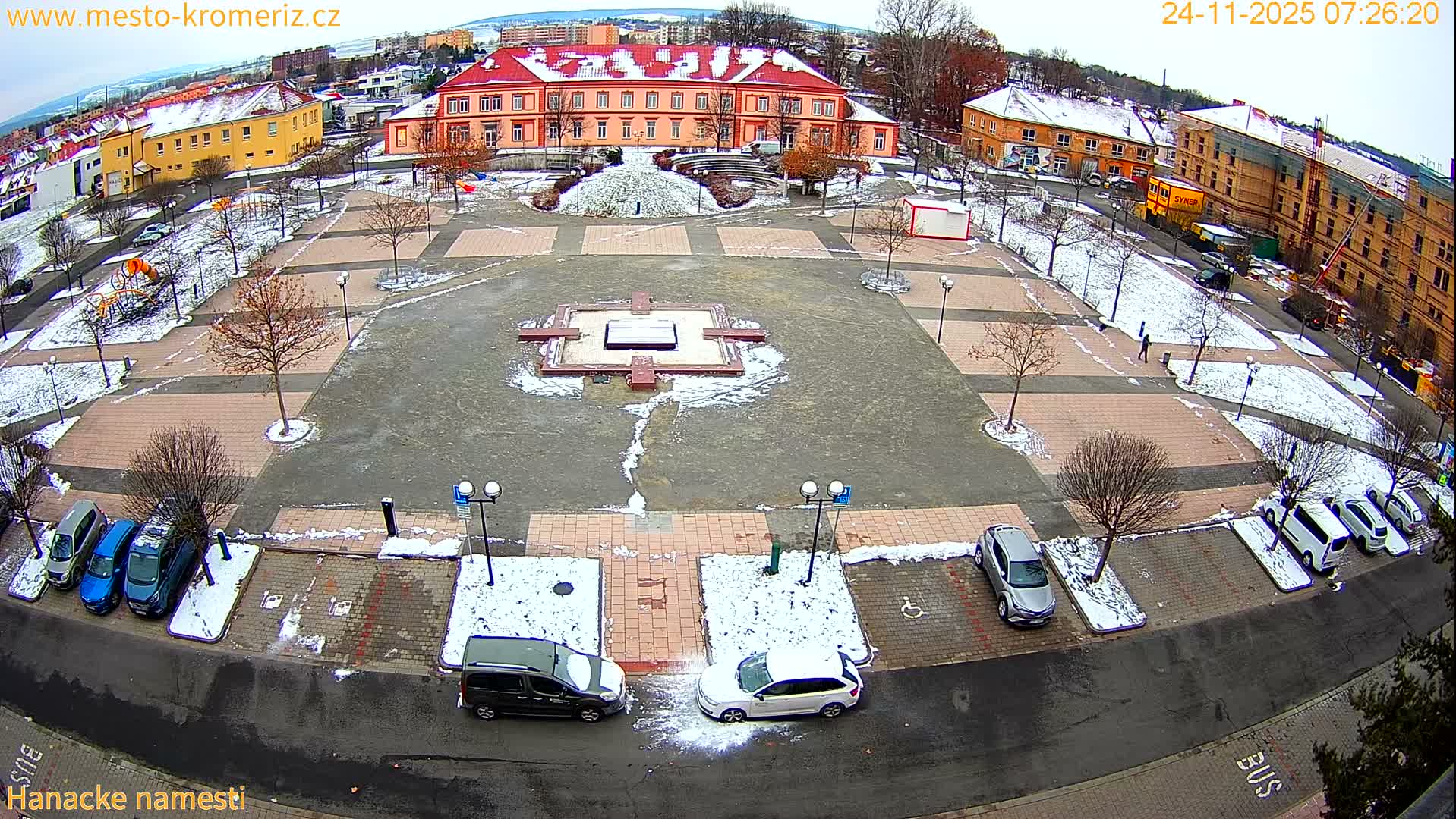 Kroměříž - Hanácké Náměstí Square Live Cam - Kromeriz, Zlin, Czechia