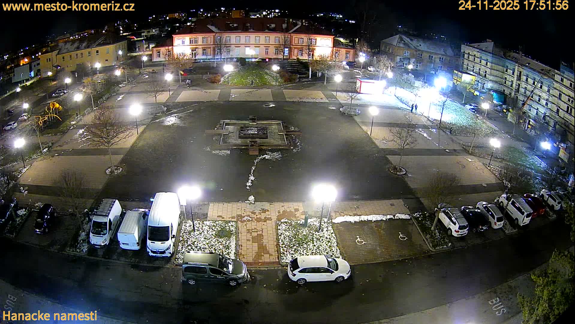 Kroměříž - Hanácké Náměstí Square Live Cam - Kromeriz, Zlin, Czechia